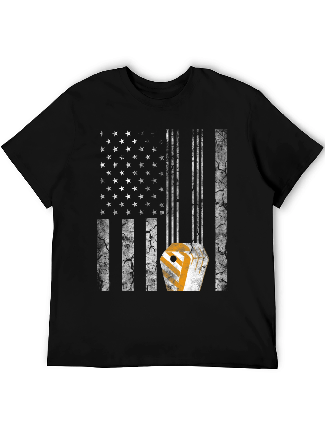 American Flag Lineman T-Shirt - USA Pride