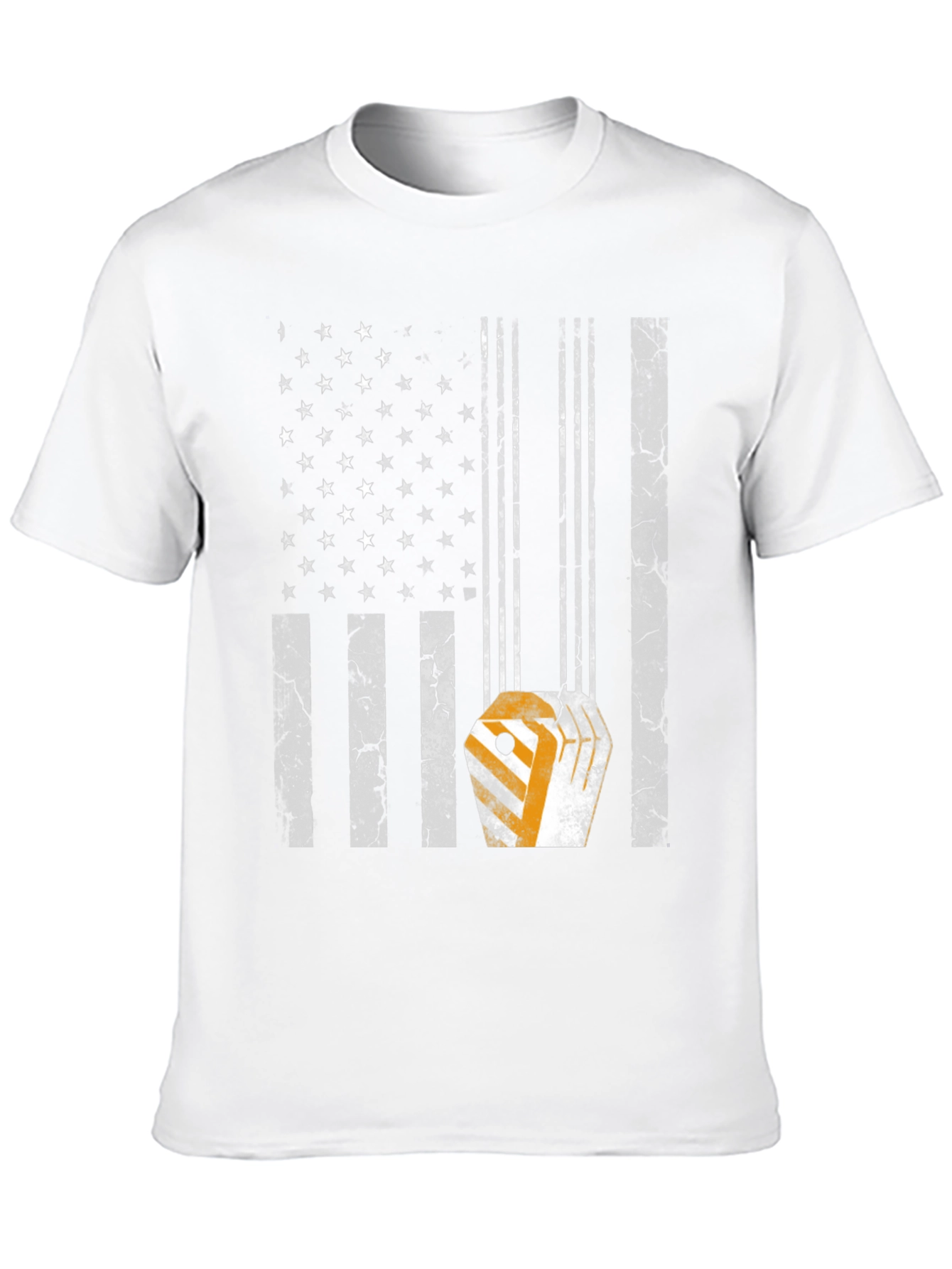 American Flag Lineman T-Shirt - USA Pride