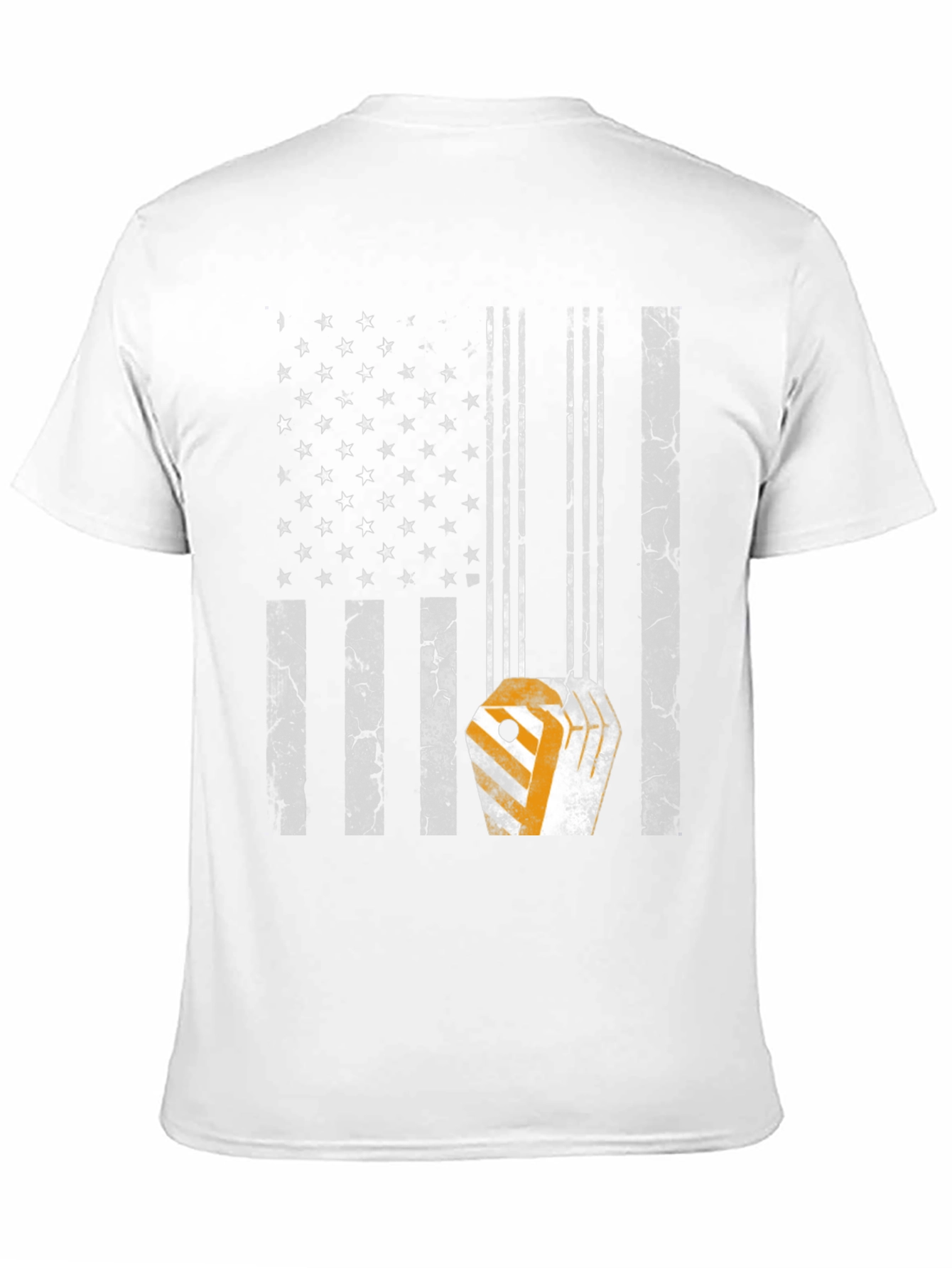 American Flag Lineman T-Shirt - USA Pride
