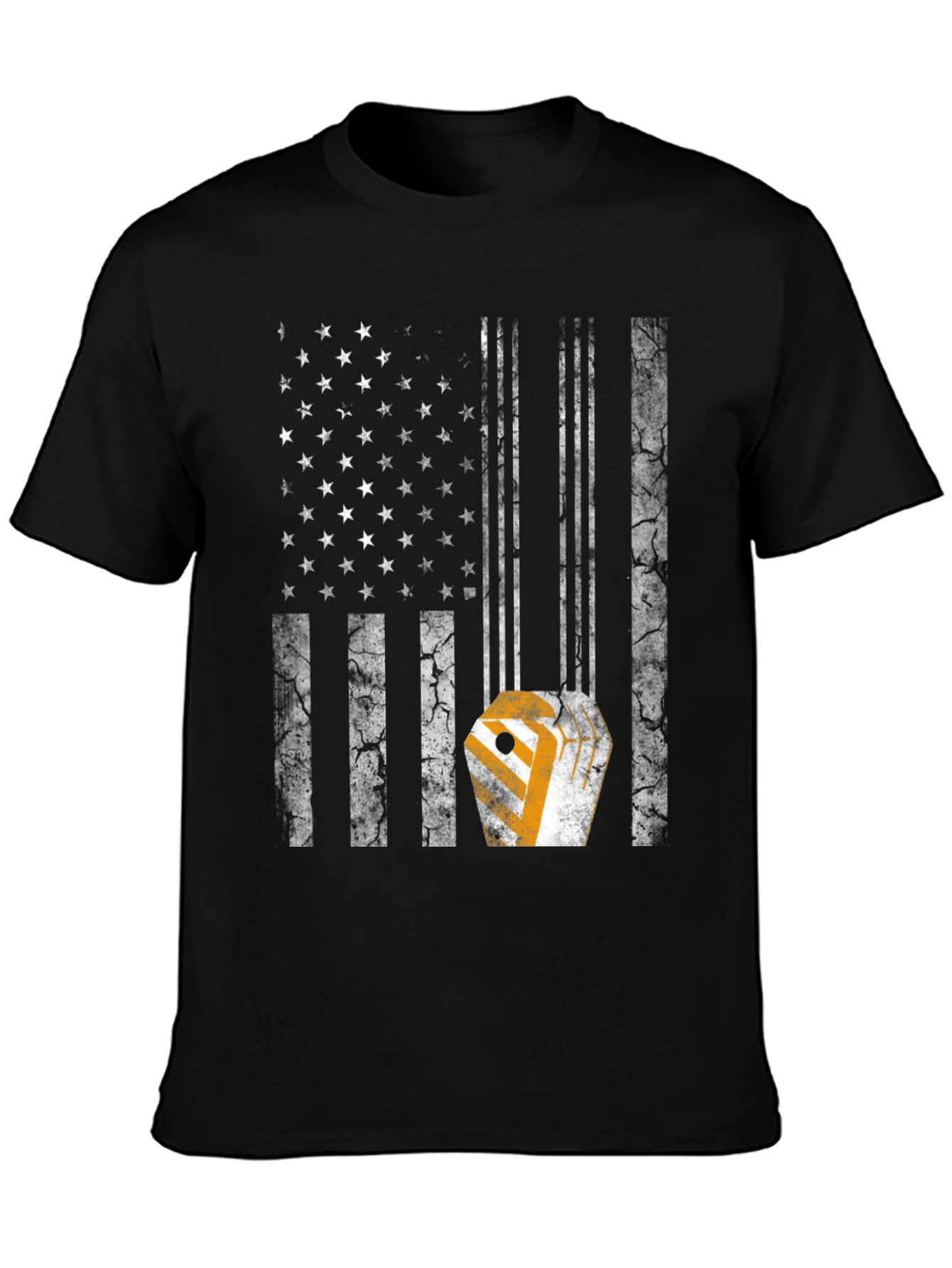 American Flag Lineman T-Shirt - USA Pride