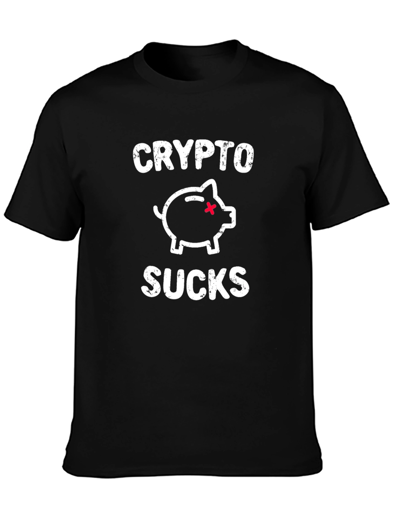 Crypto Sucks Piggy Bank Graphic Tee