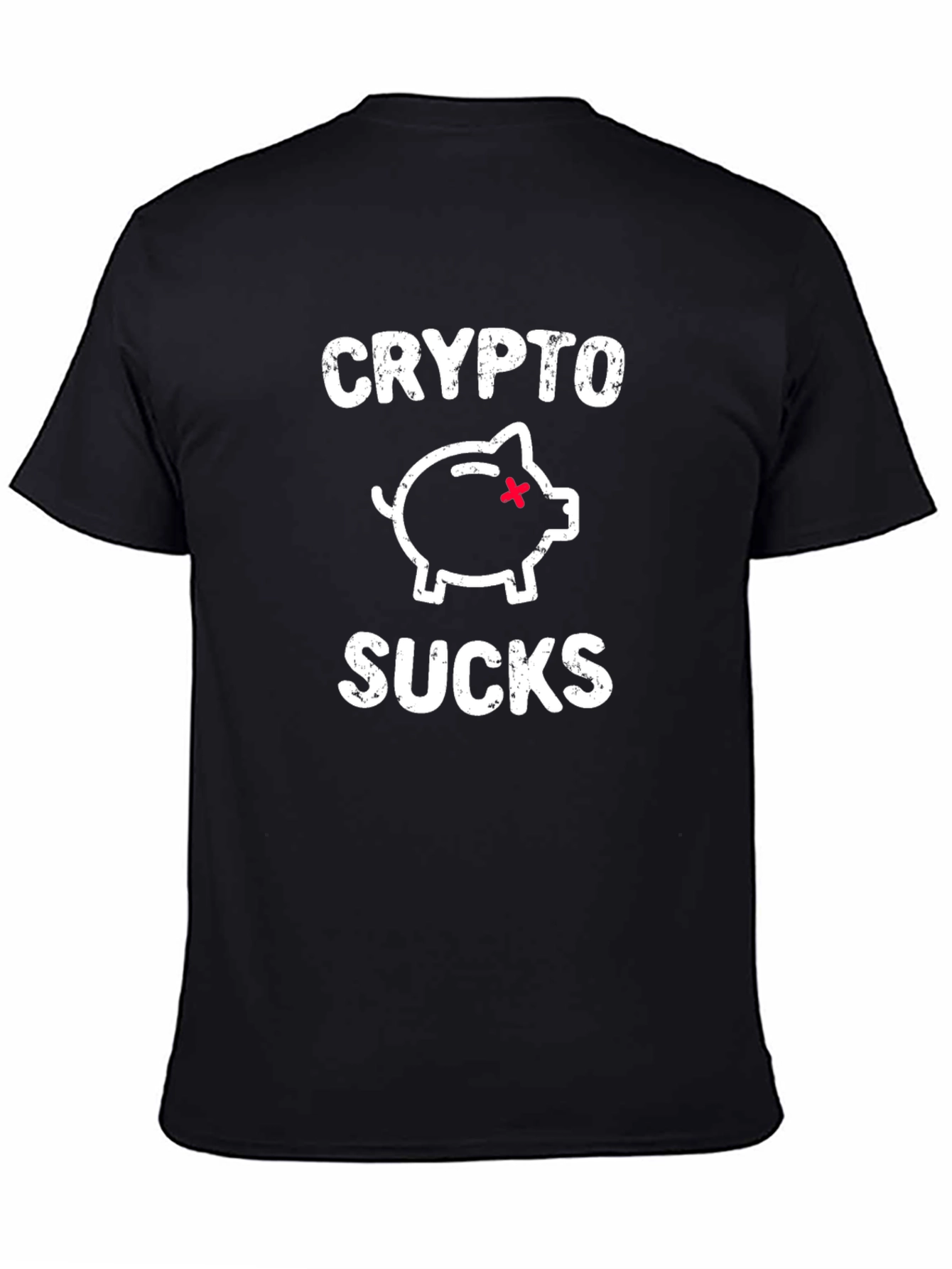 Crypto Sucks Piggy Bank Graphic Tee