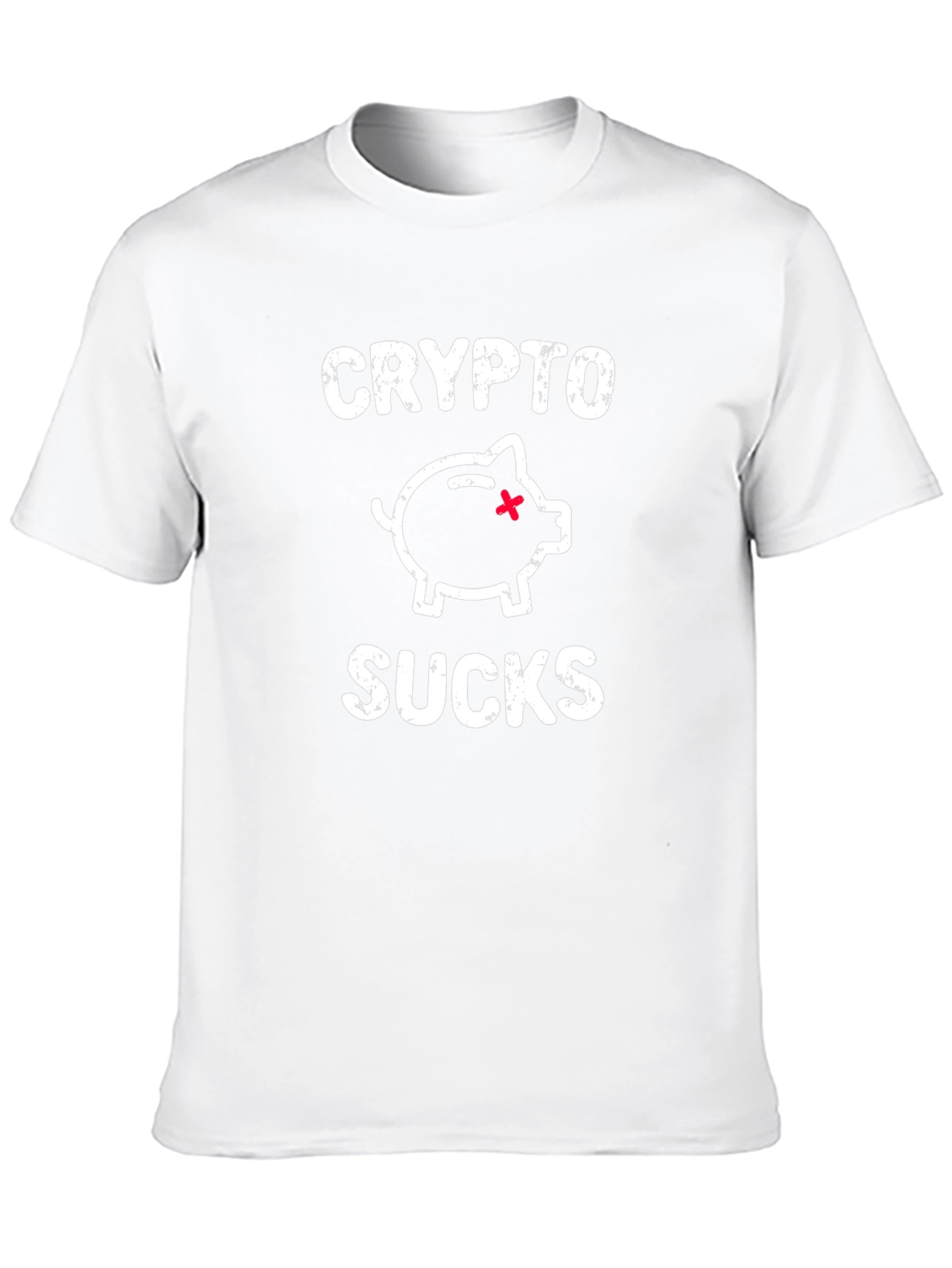 Crypto Sucks Piggy Bank Graphic Tee
