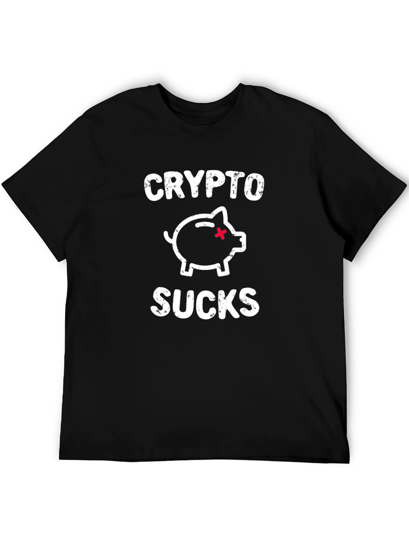 Crypto Sucks Piggy Bank Graphic Tee