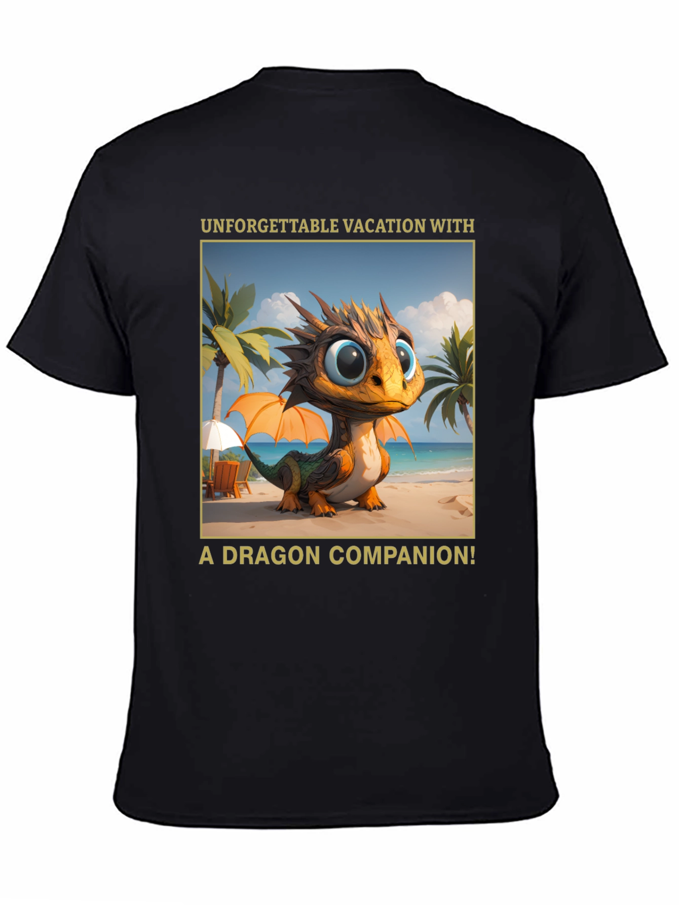 Dragon Vacation T-Shirt - Unforgettable Companion Tee