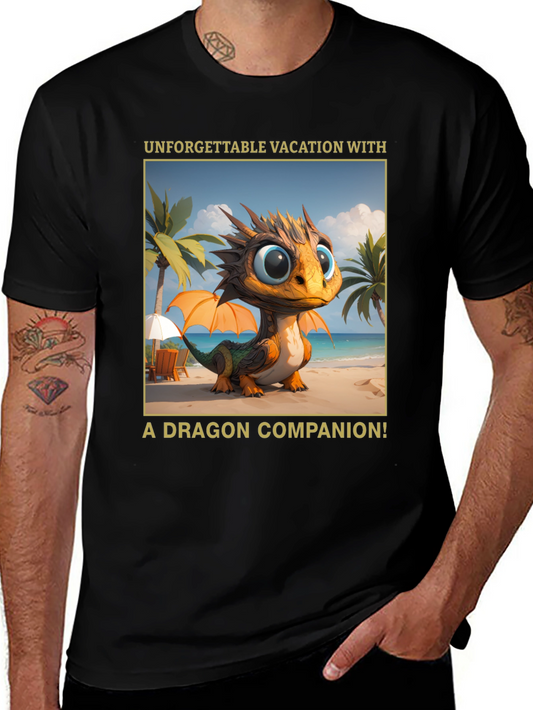 Dragon Vacation T-Shirt - Unforgettable Companion Tee