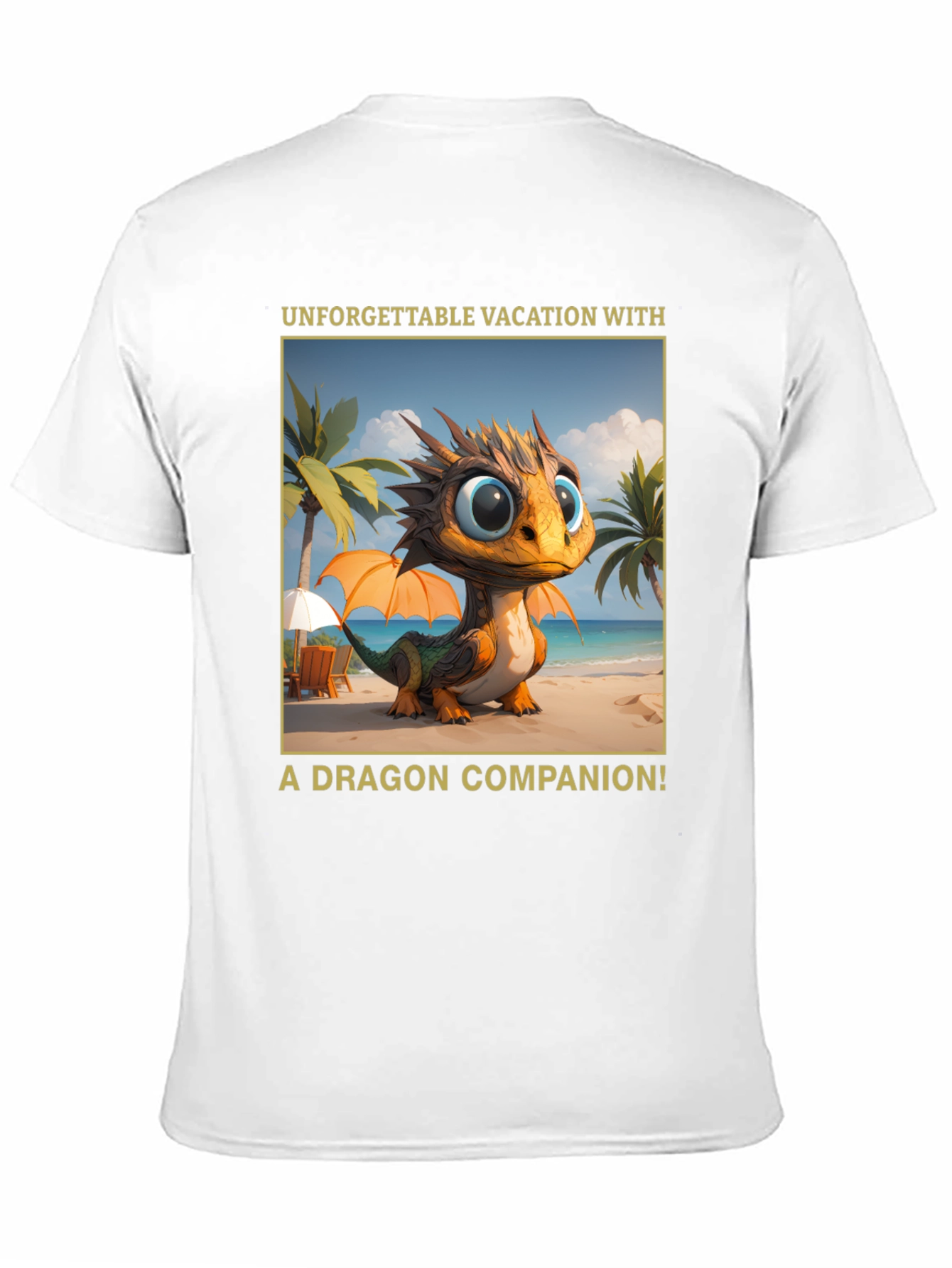 Dragon Vacation T-Shirt - Unforgettable Companion Tee