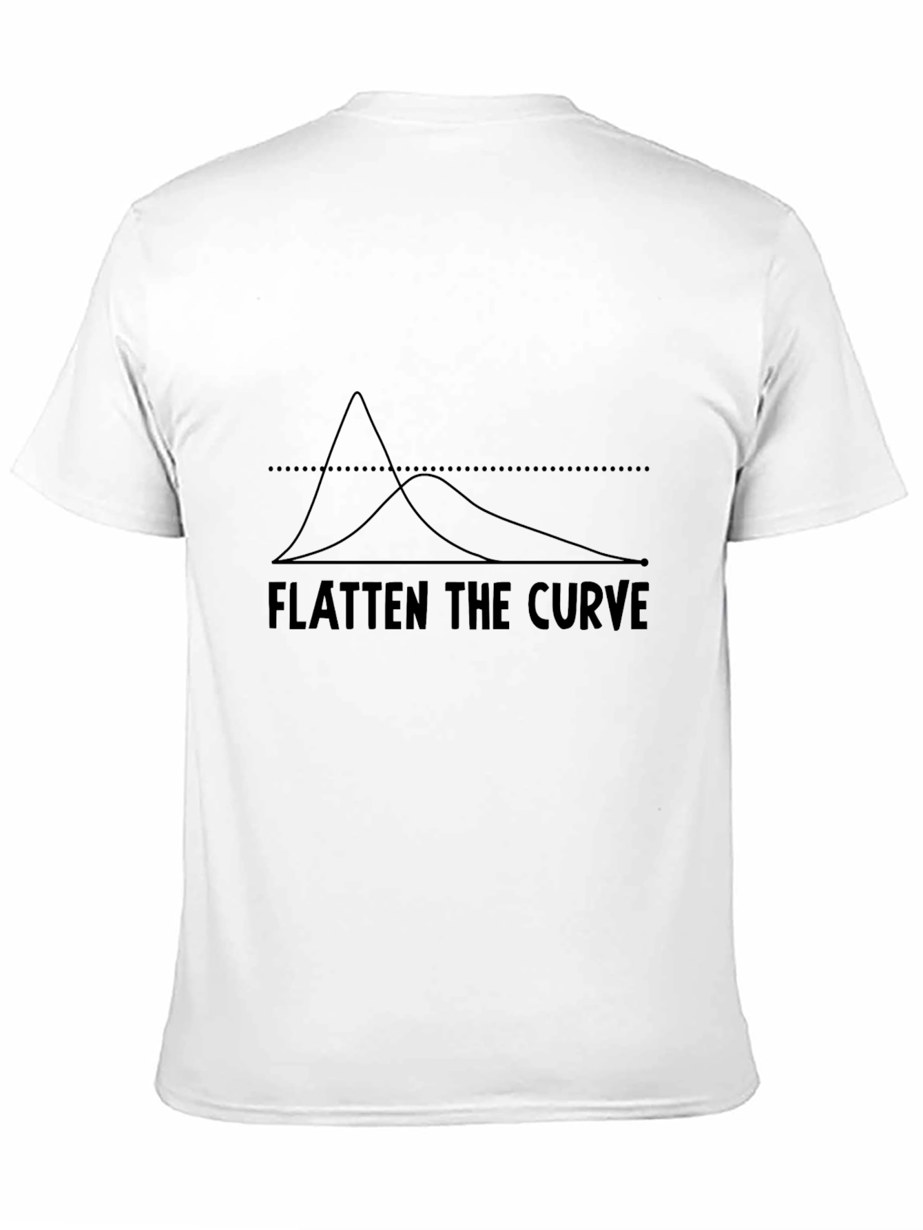 Flatten the Curve Graphic Tee - Unisex