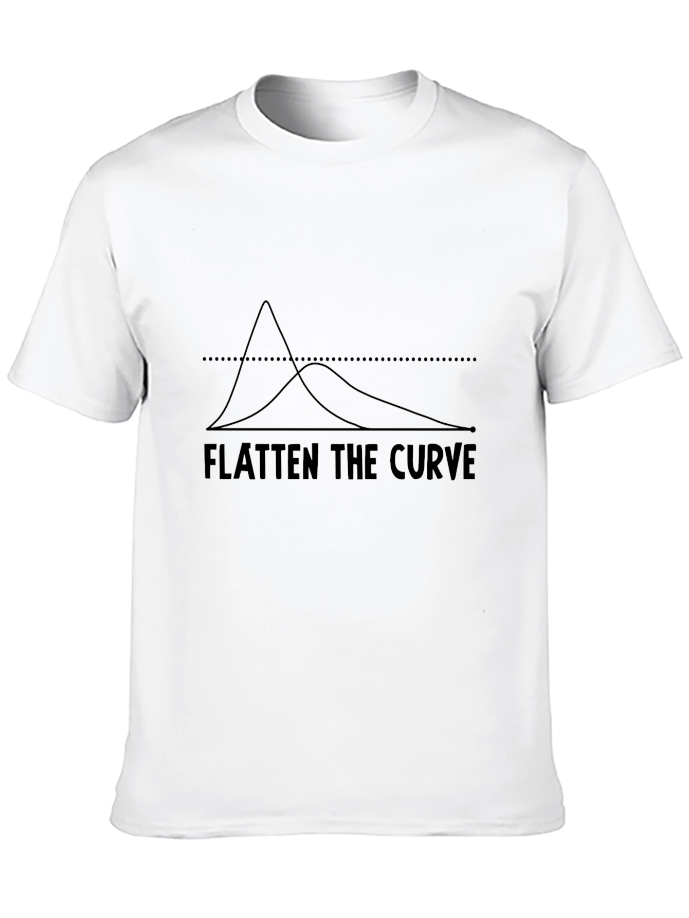 Flatten the Curve Graphic Tee - Unisex