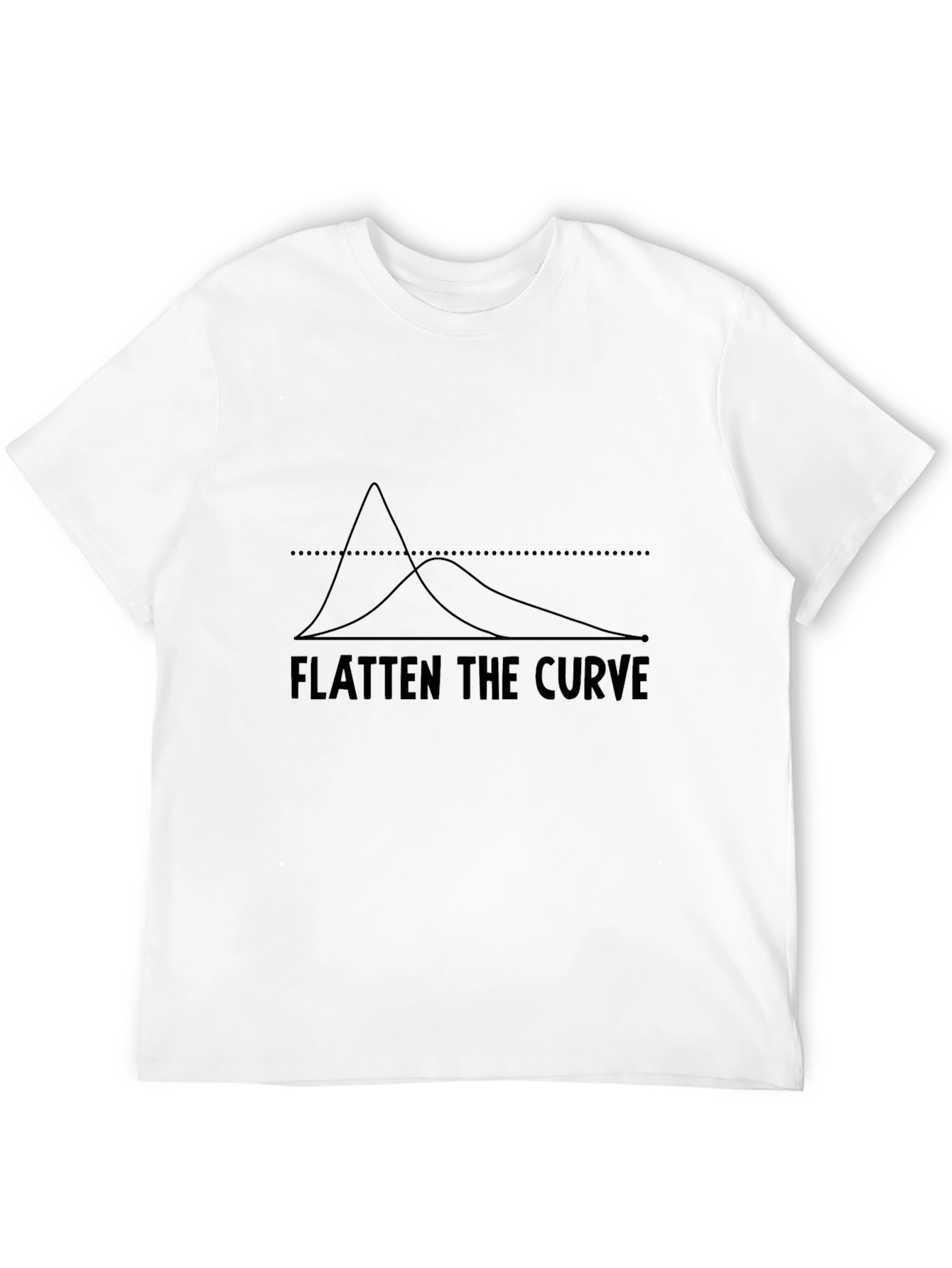 Flatten the Curve Graphic Tee - Unisex