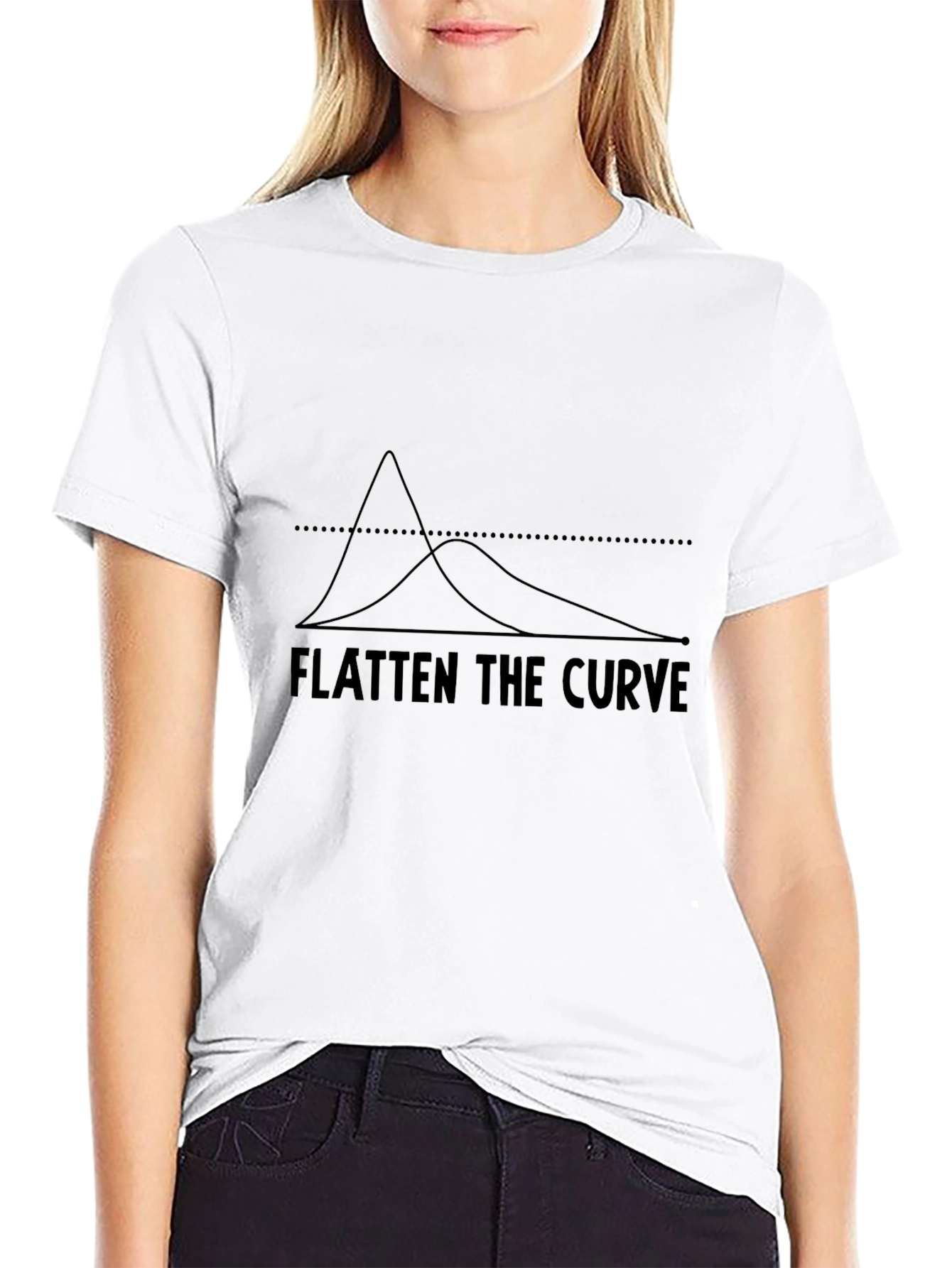 Flatten the Curve Graphic Tee - Unisex
