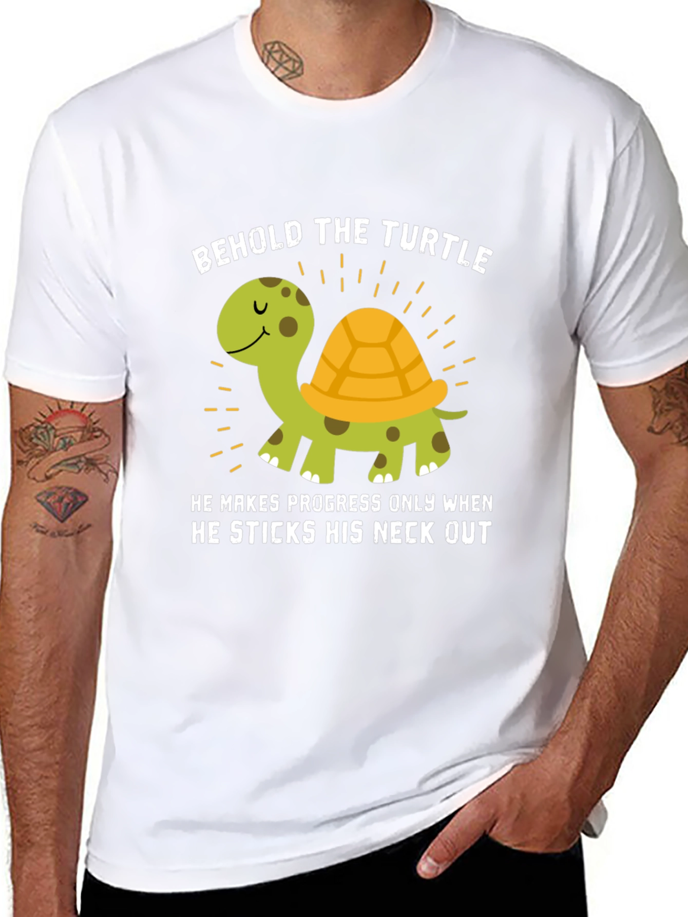 Behold the Turtle Graphic Tee - Progress Shirt