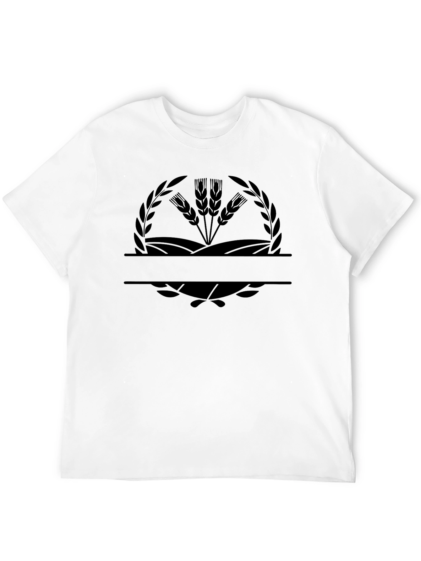 Wheat Graphic T-Shirt - Stylish Minimalist Design