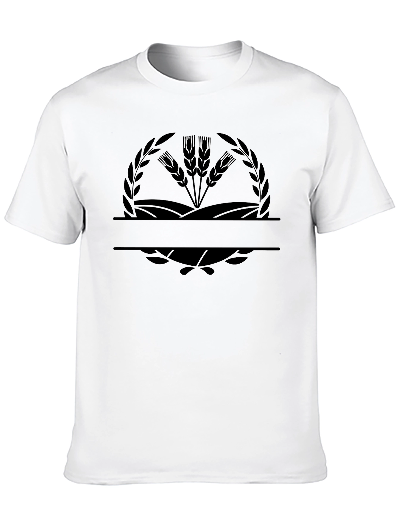 Wheat Graphic T-Shirt - Stylish Minimalist Design