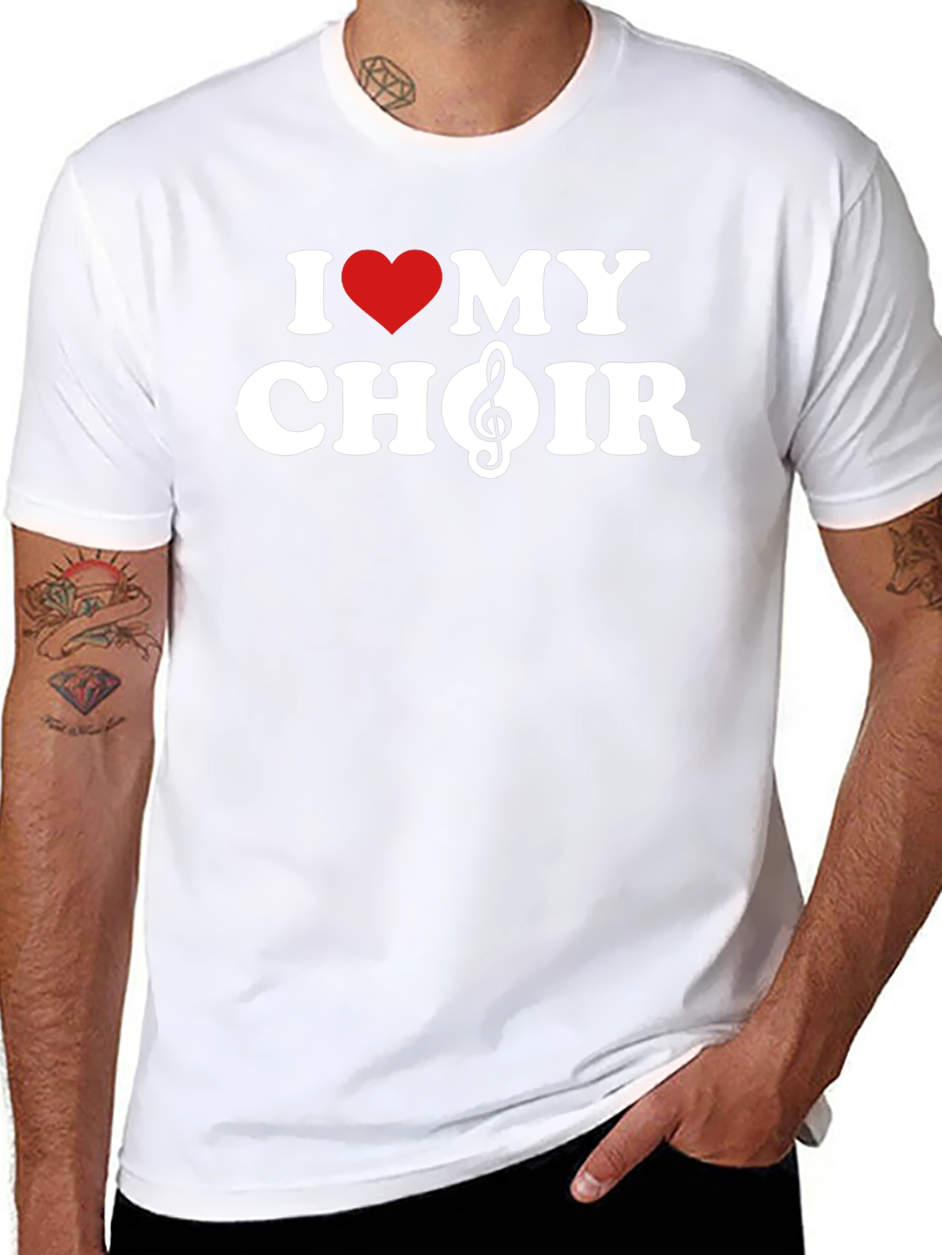 I Heart My Choir T-Shirt - Music Lover Tee