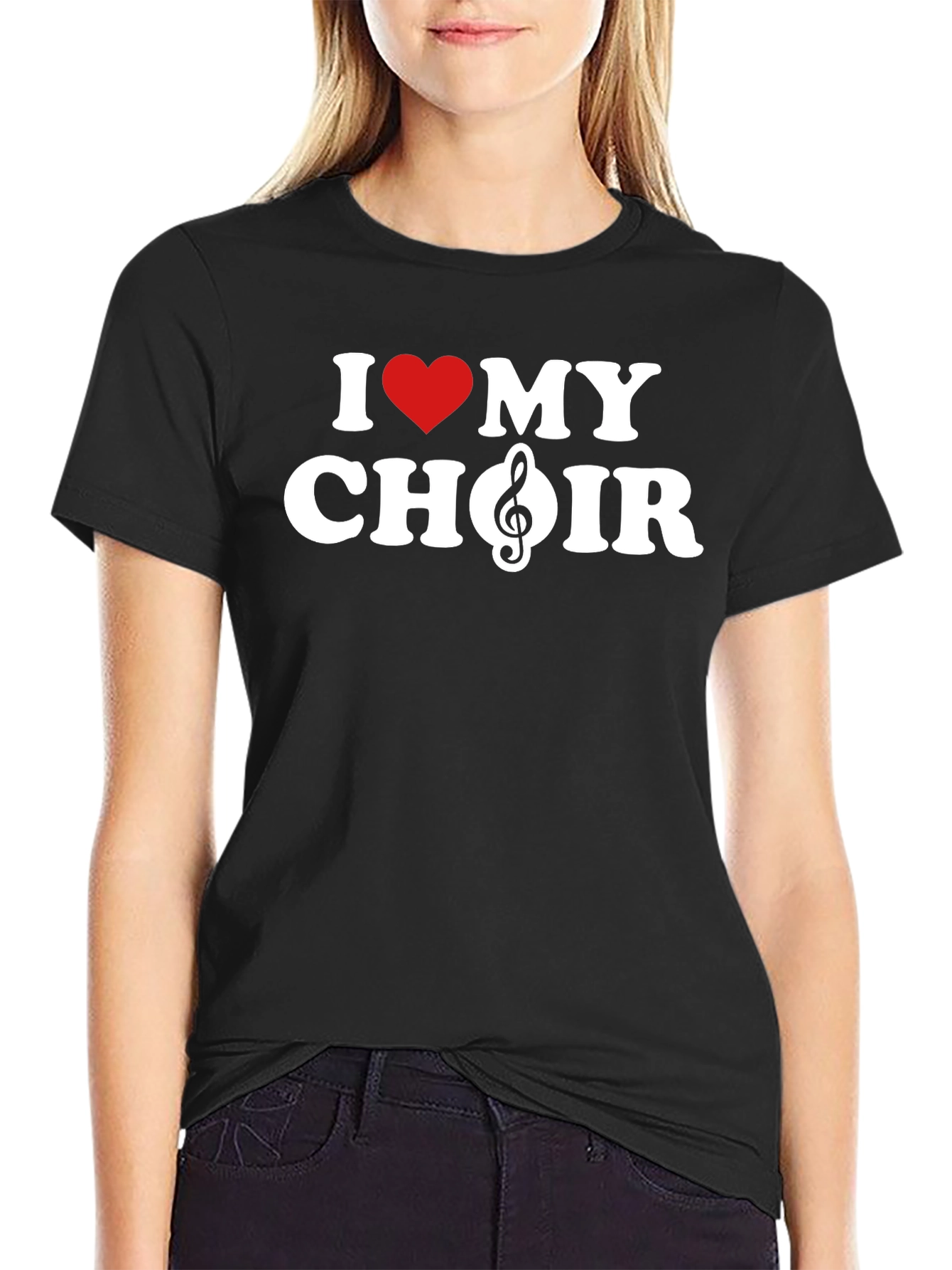 I Heart My Choir T-Shirt - Music Lover Tee