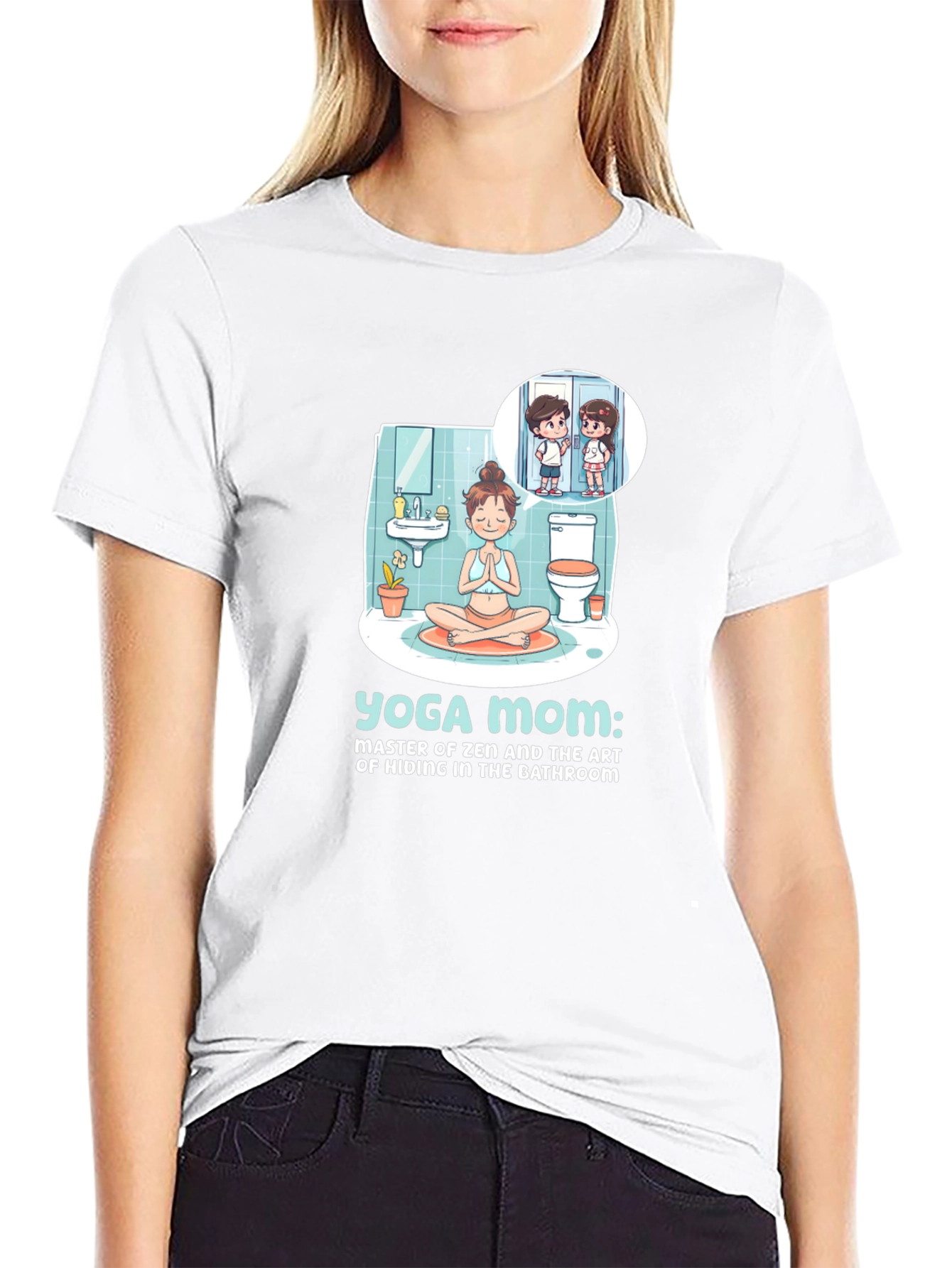 Yoga Mom Graphic T-Shirt