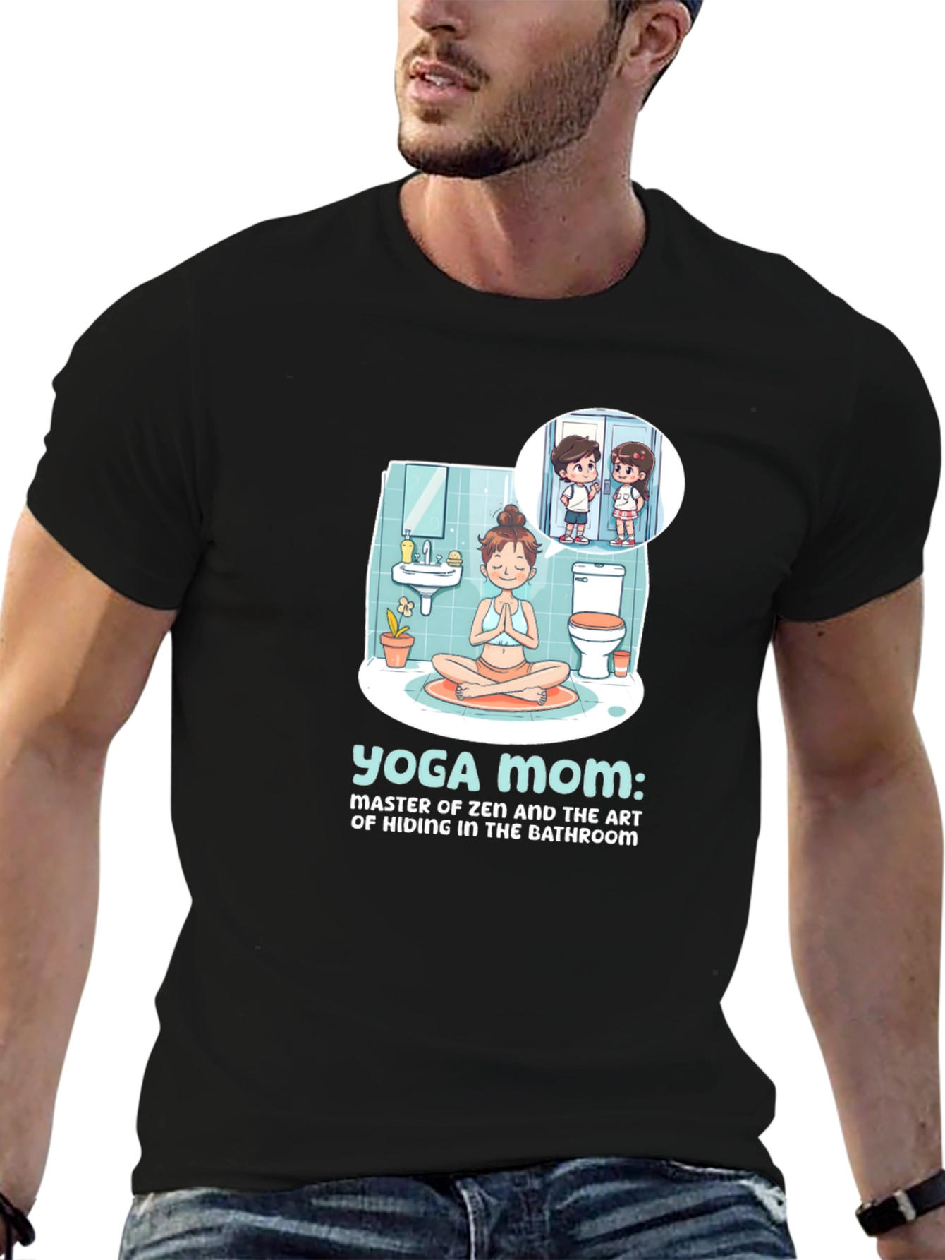 Yoga Mom Graphic T-Shirt