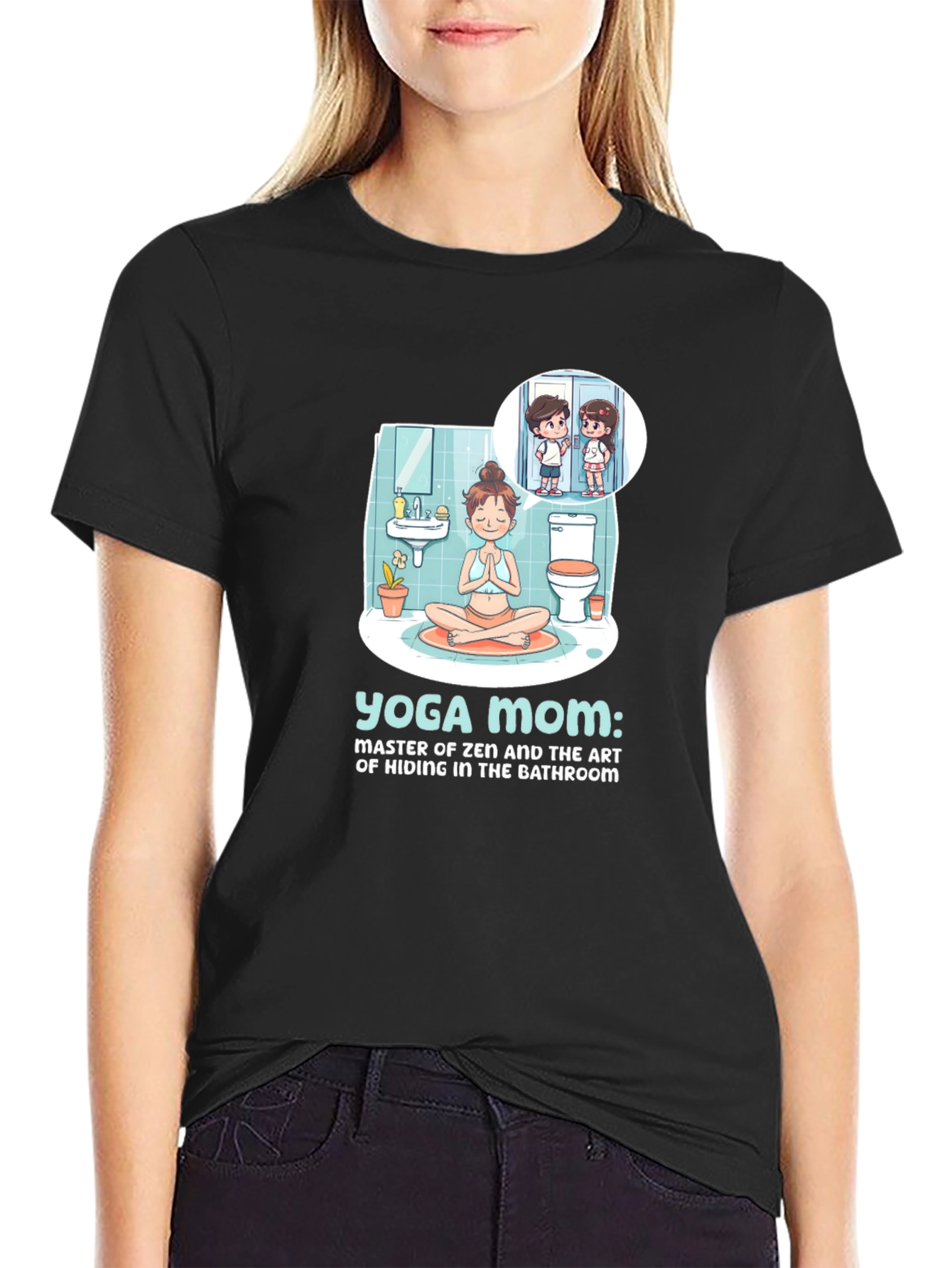 Yoga Mom Graphic T-Shirt