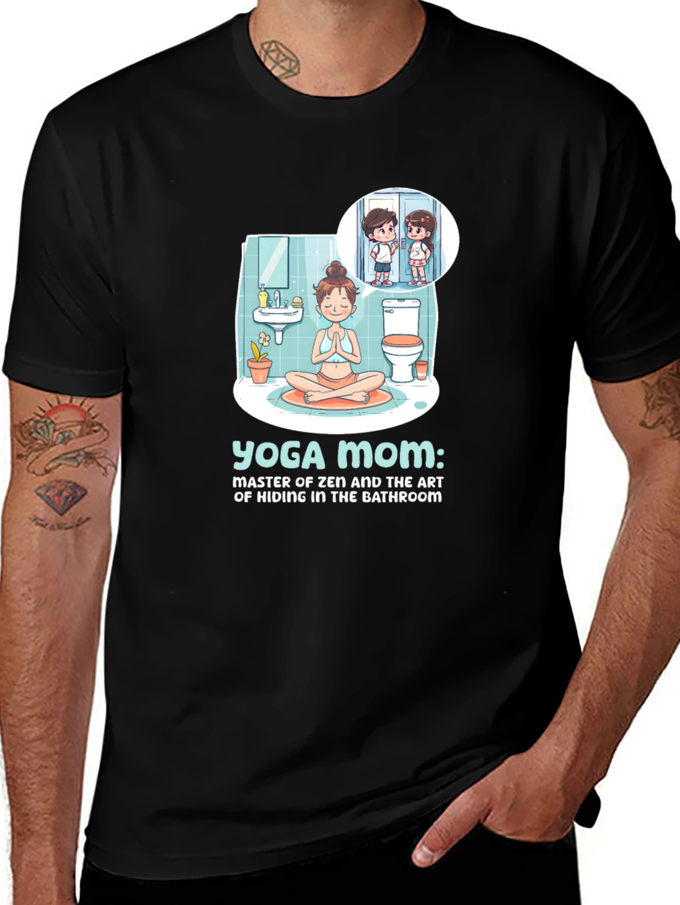 Yoga Mom Graphic T-Shirt