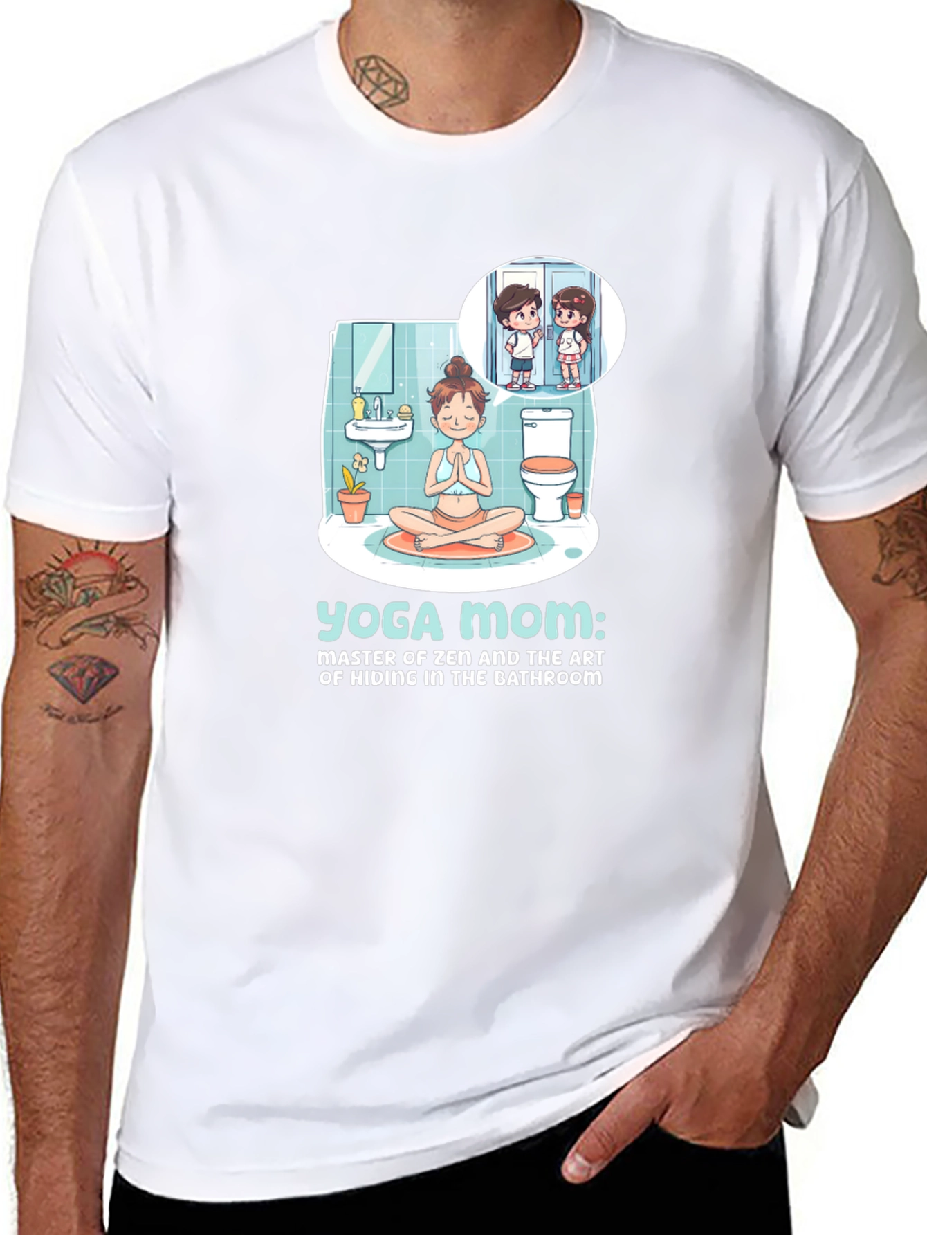 Yoga Mom Graphic T-Shirt