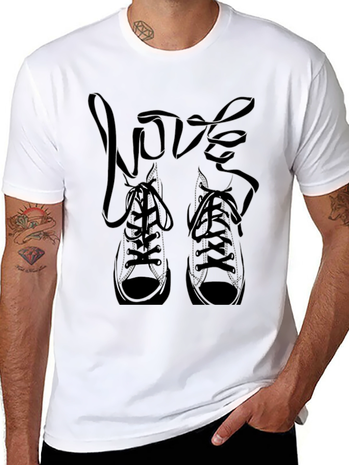 Love Sneakers Graphic Tee