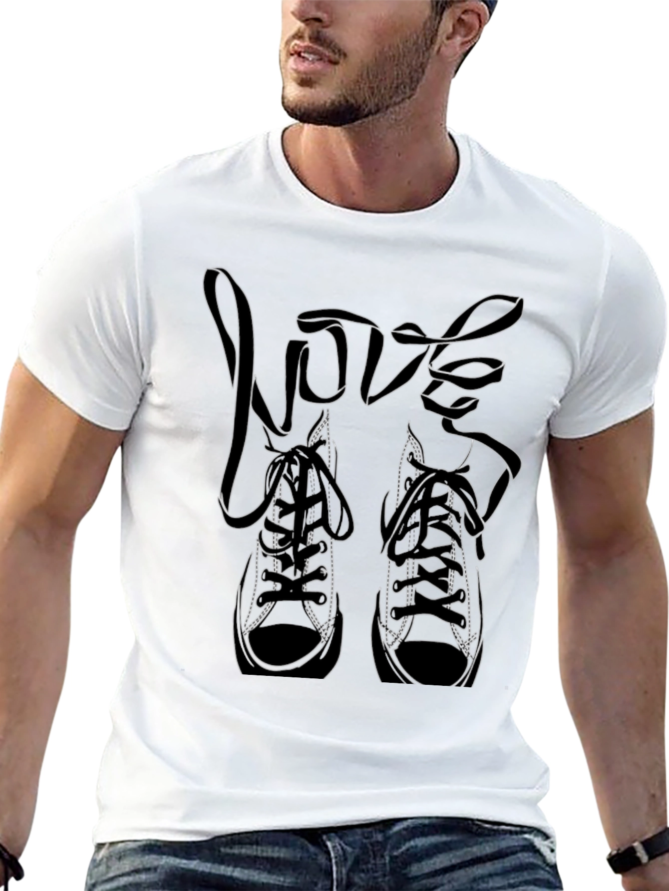 Love Sneakers Graphic Tee