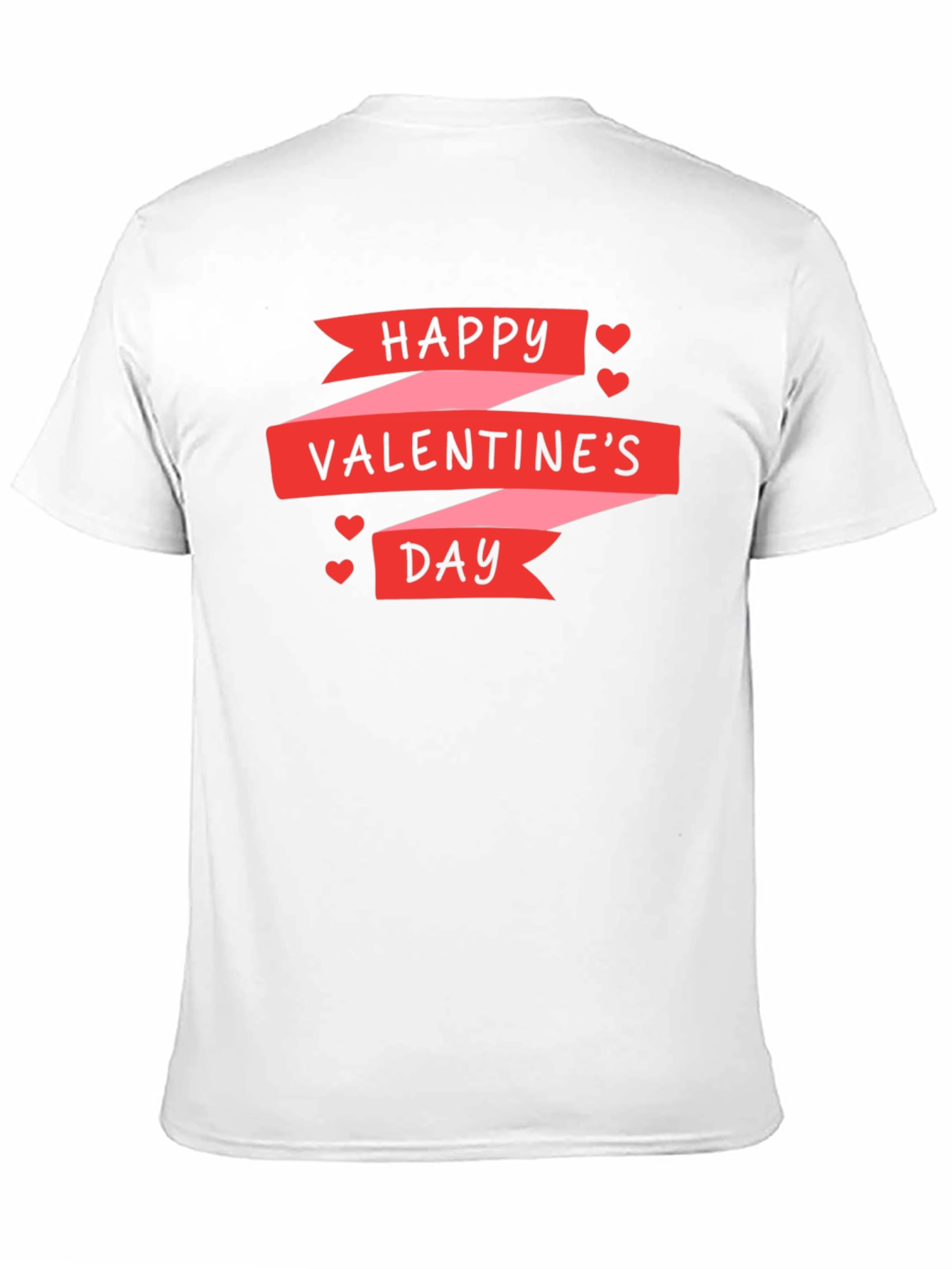 Happy Valentines Day Black T-Shirt