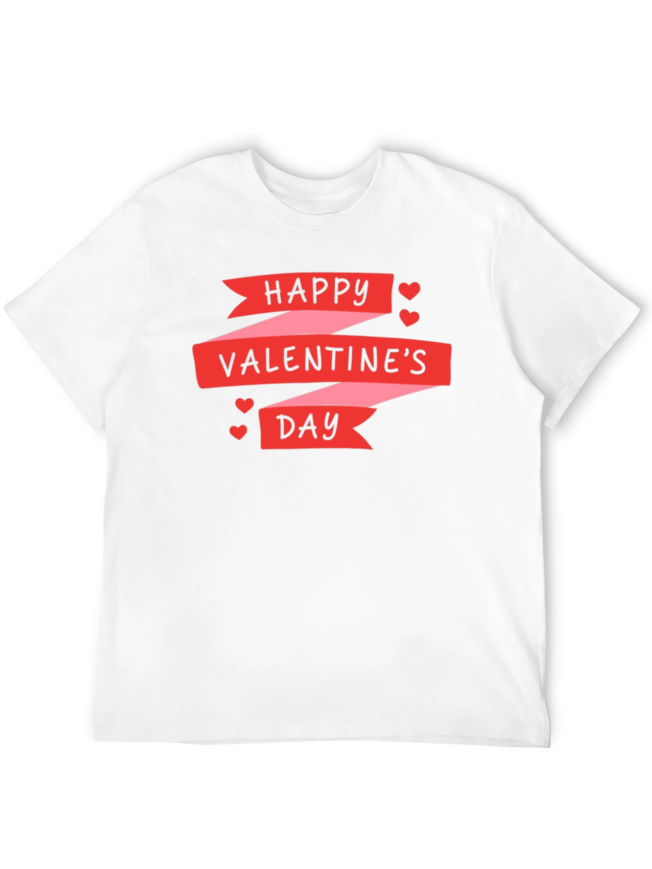 Happy Valentines Day Black T-Shirt