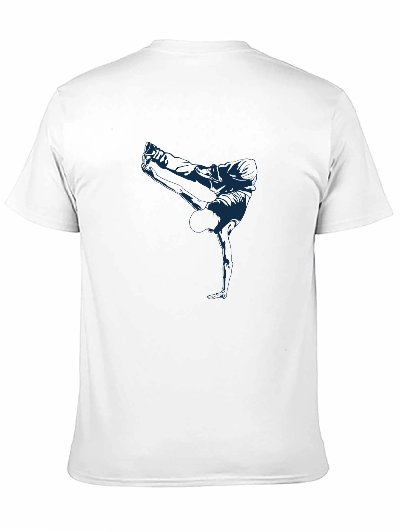 Cool Breakdancer Graphic Black T-Shirt