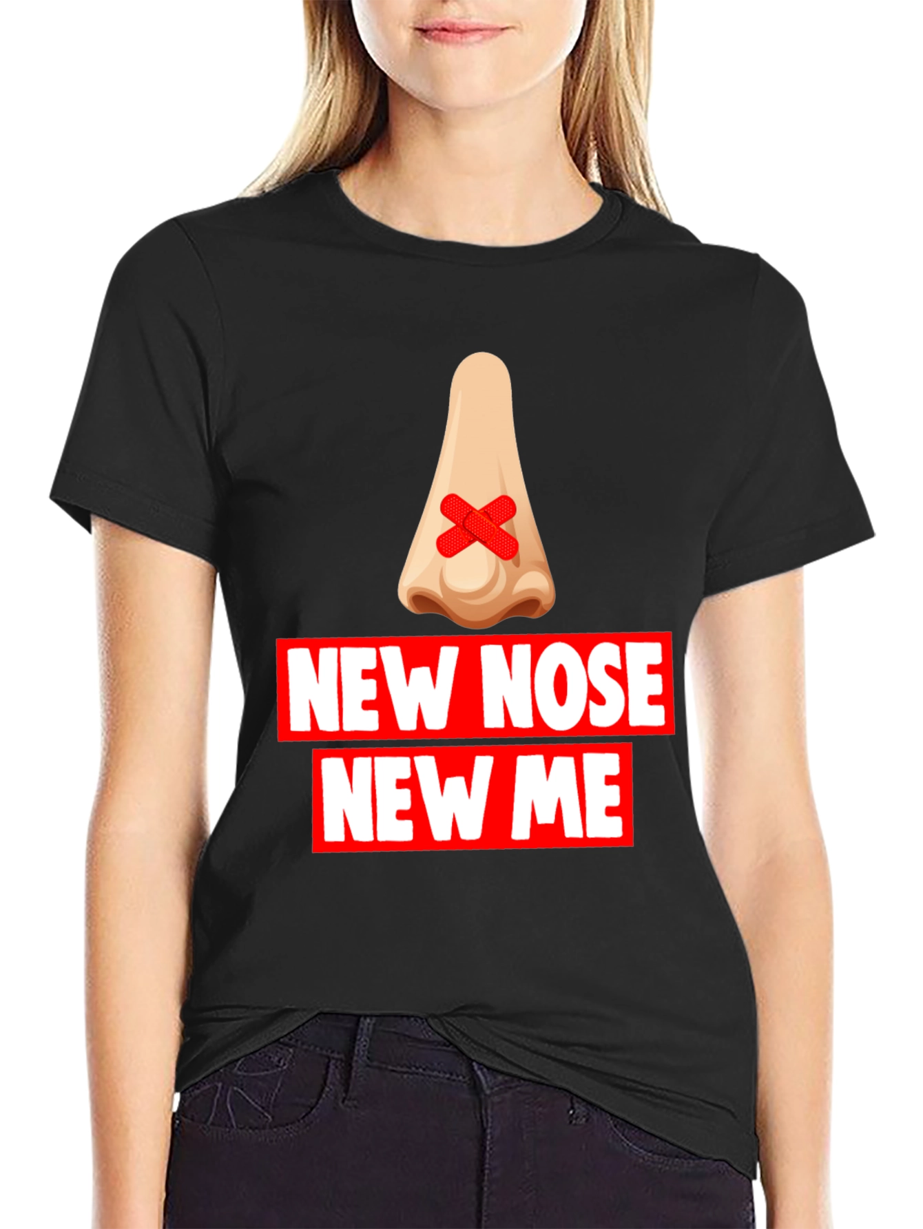 New Nose New Me T-Shirt - Funny Graphic Tee