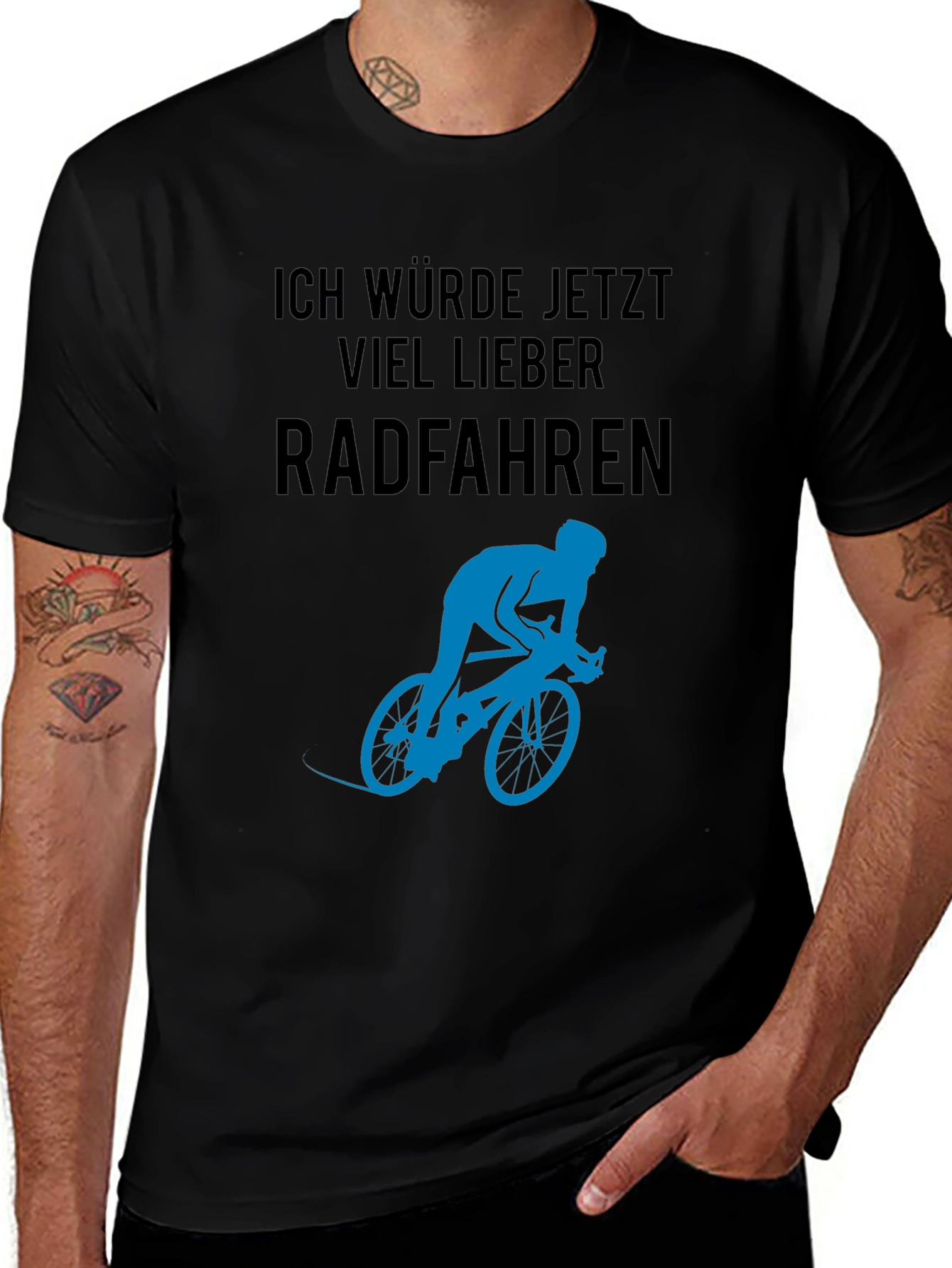Ich Würde Jetzt Viel Lieber Radfahren T-Shirt