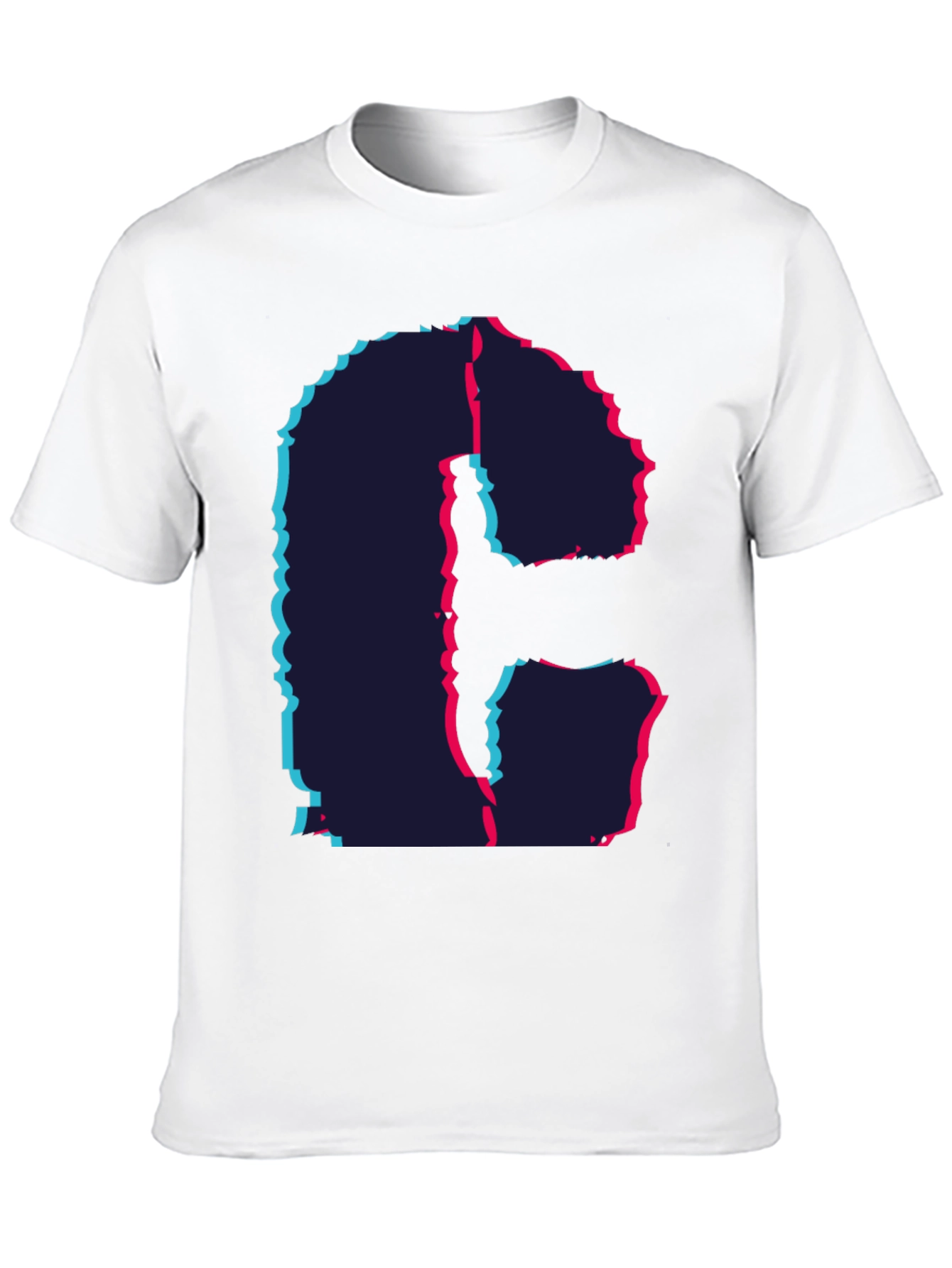 Abstract Initial C Graphic Tee - Modern Design