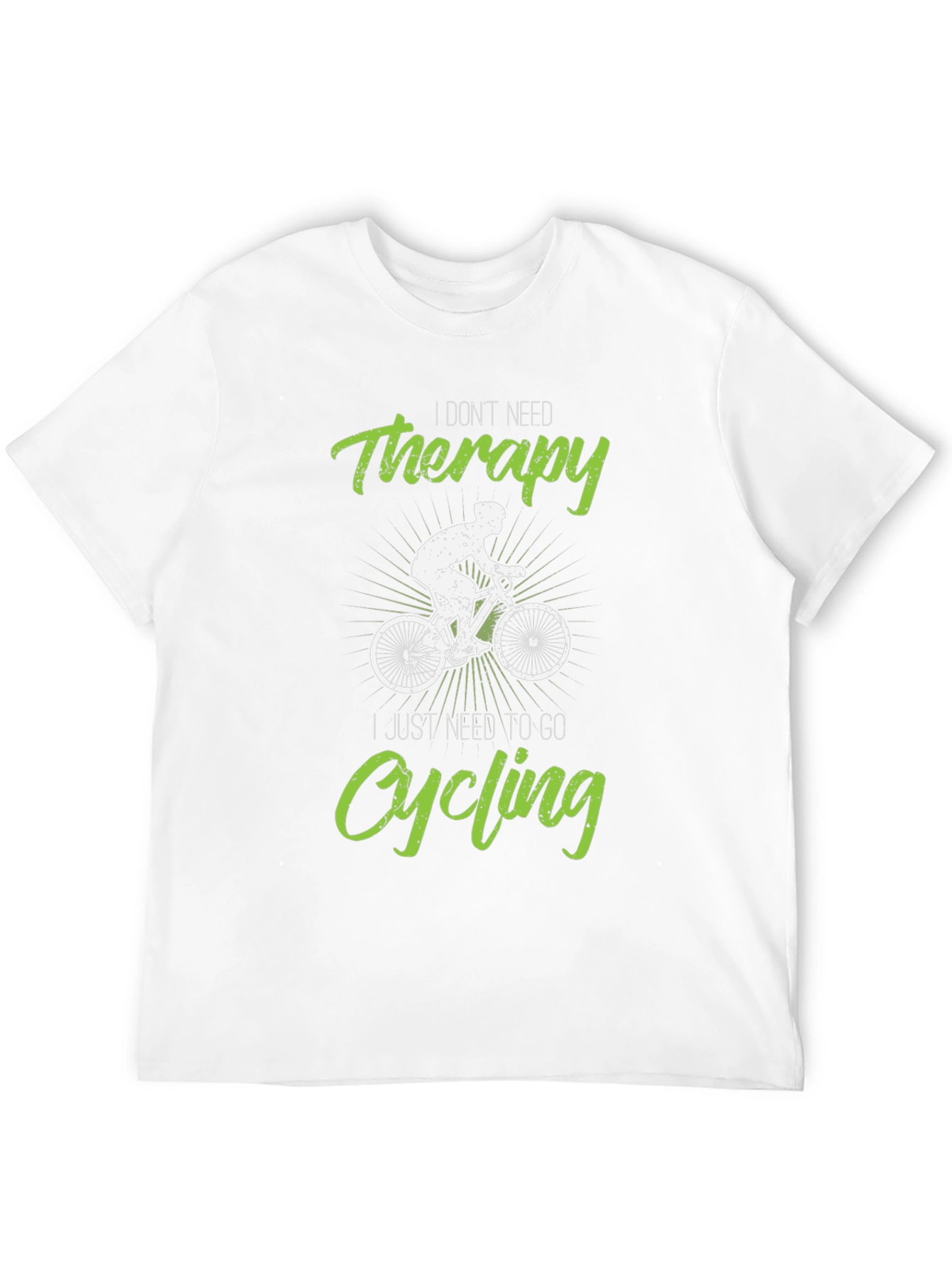 Cycling Therapy T-Shirt - Funny Biker Tee