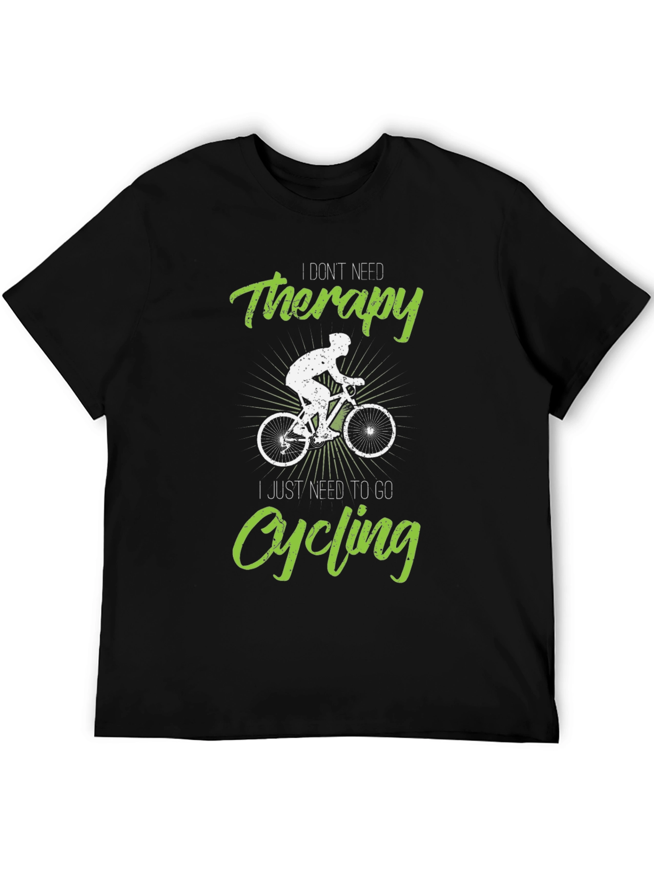Cycling Therapy T-Shirt - Funny Biker Tee