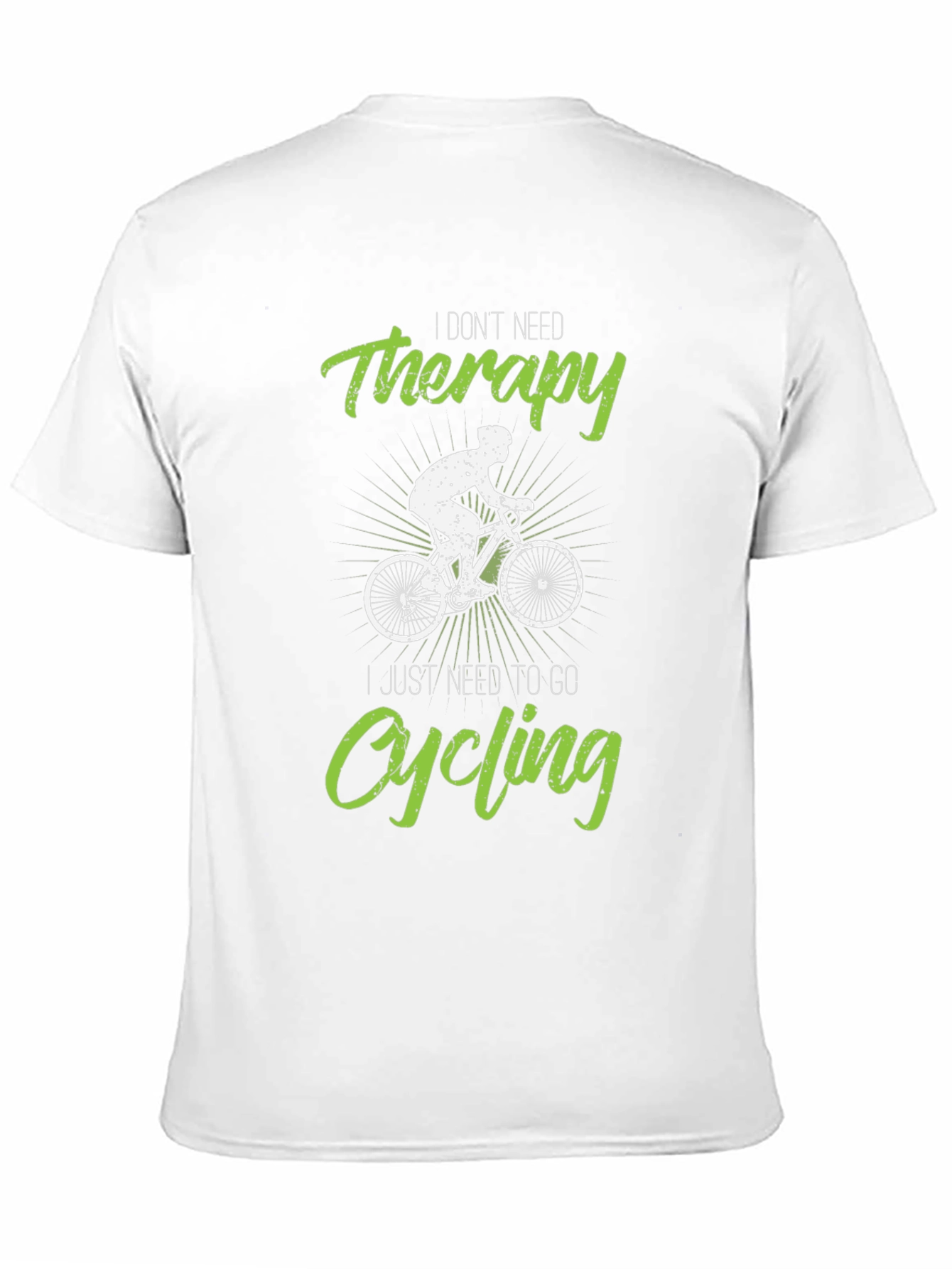 Cycling Therapy T-Shirt - Funny Biker Tee