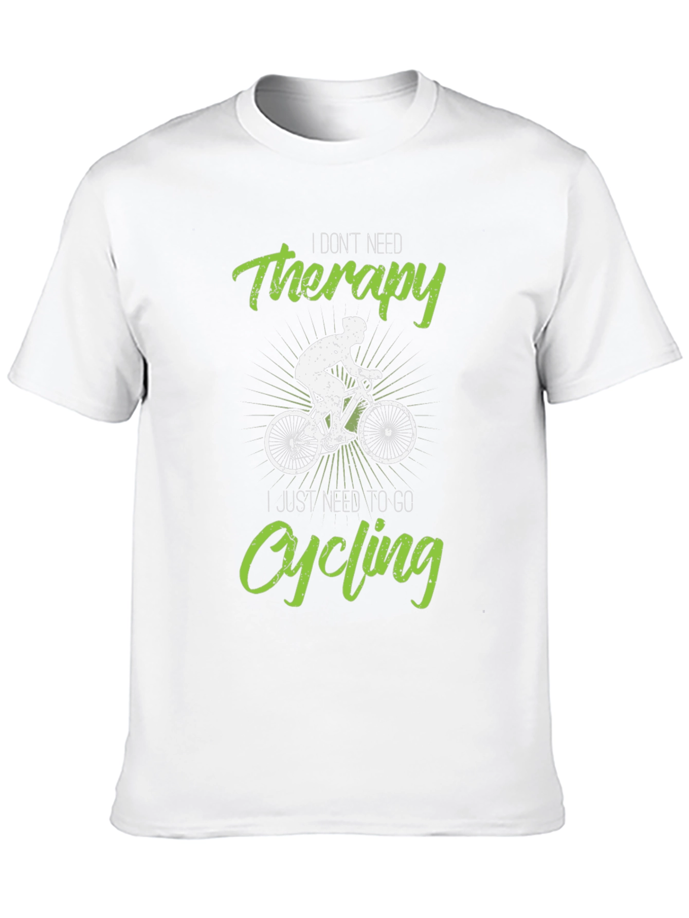 Cycling Therapy T-Shirt - Funny Biker Tee