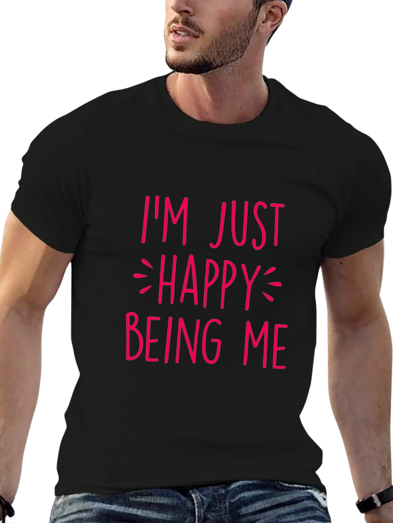 Happy Being Me Graphic T-Shirt