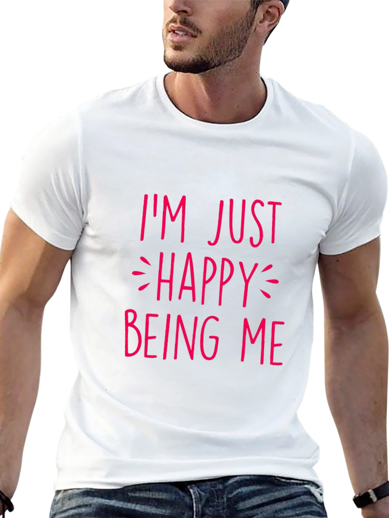 Happy Being Me Graphic T-Shirt