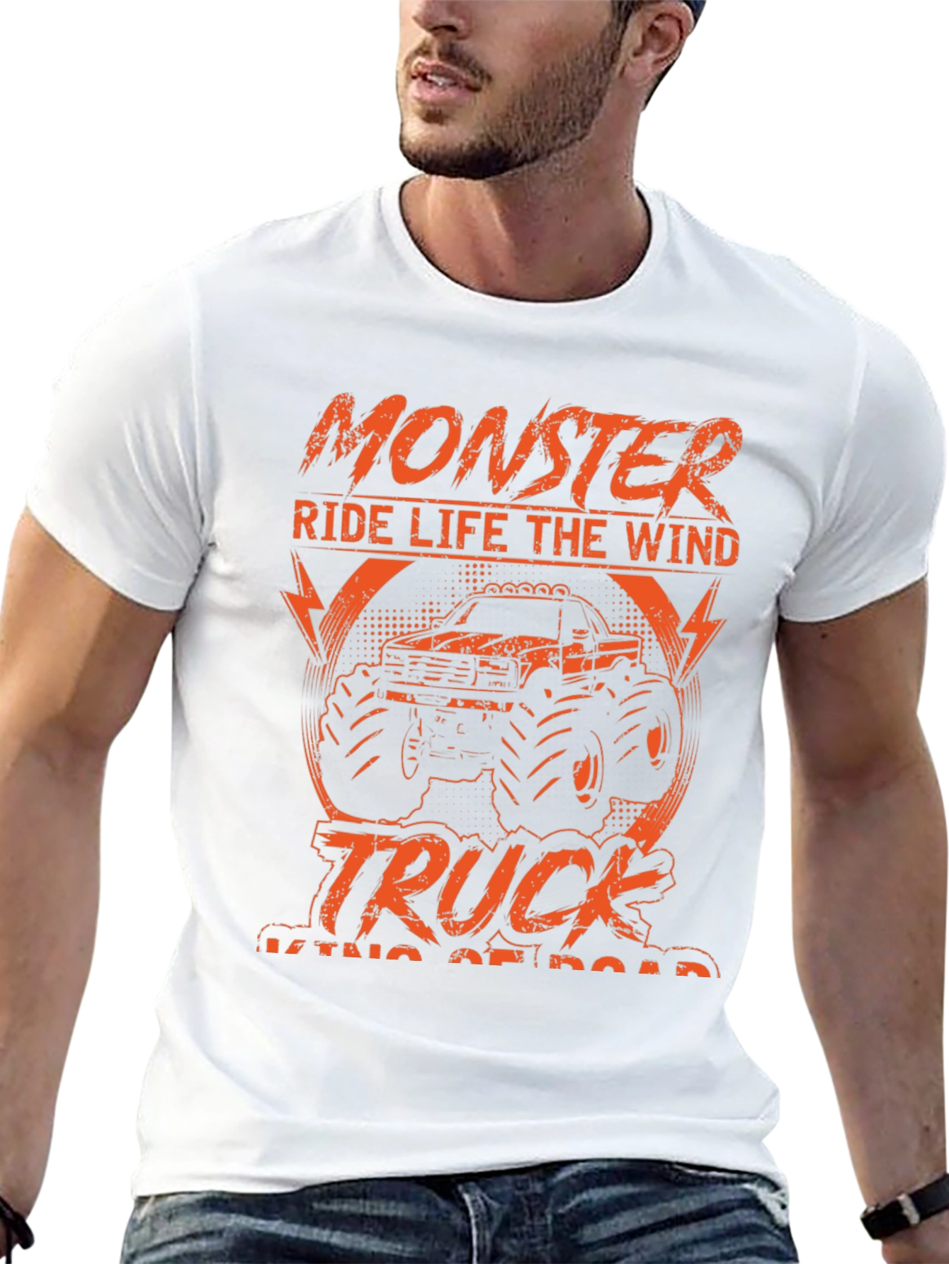 Monster Truck Graphic Tee - Ride the Wind