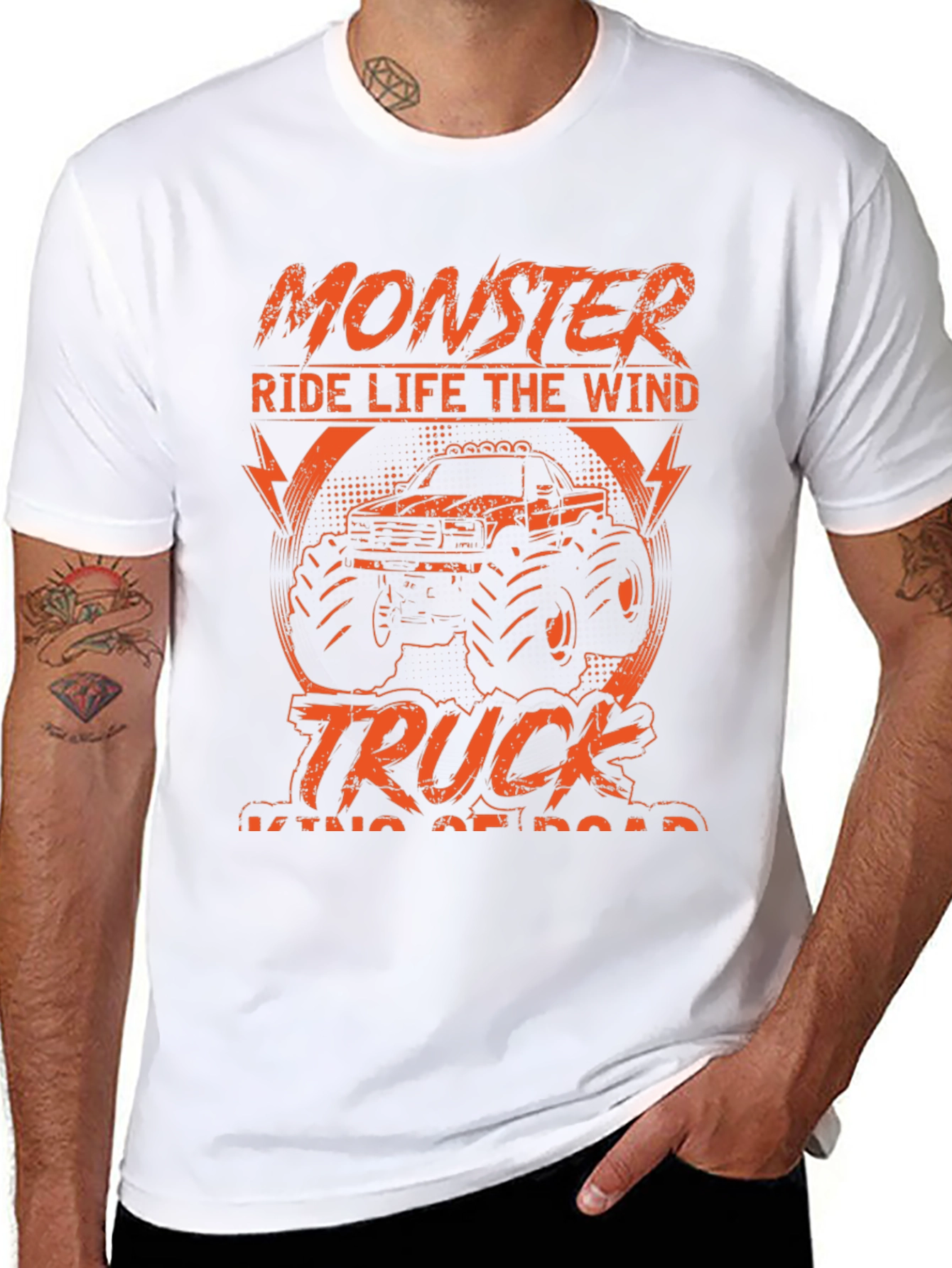 Monster Truck Graphic Tee - Ride the Wind