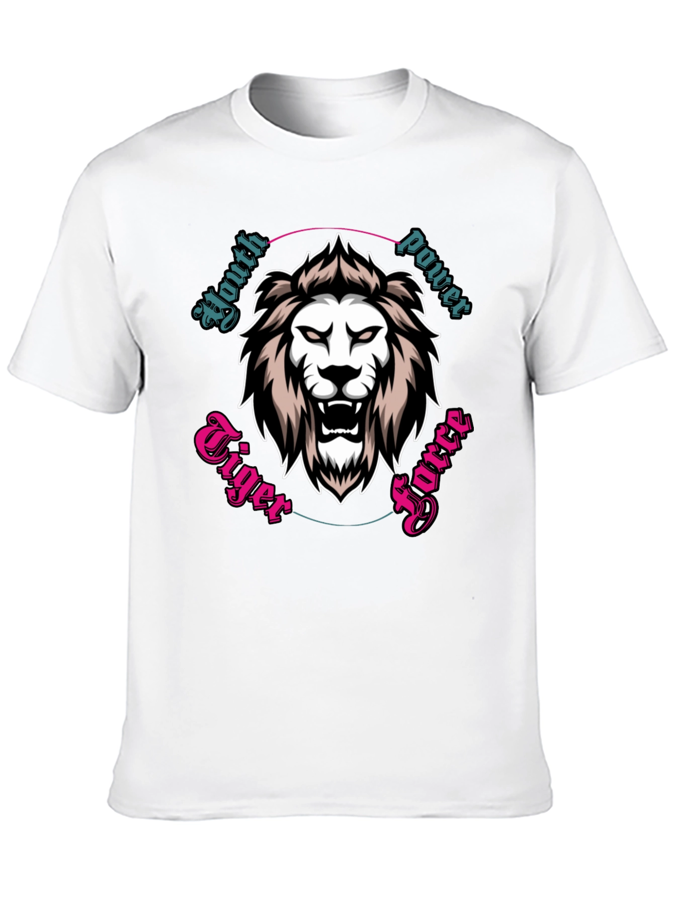 Youth Power Tiger Force Black Graphic Tee