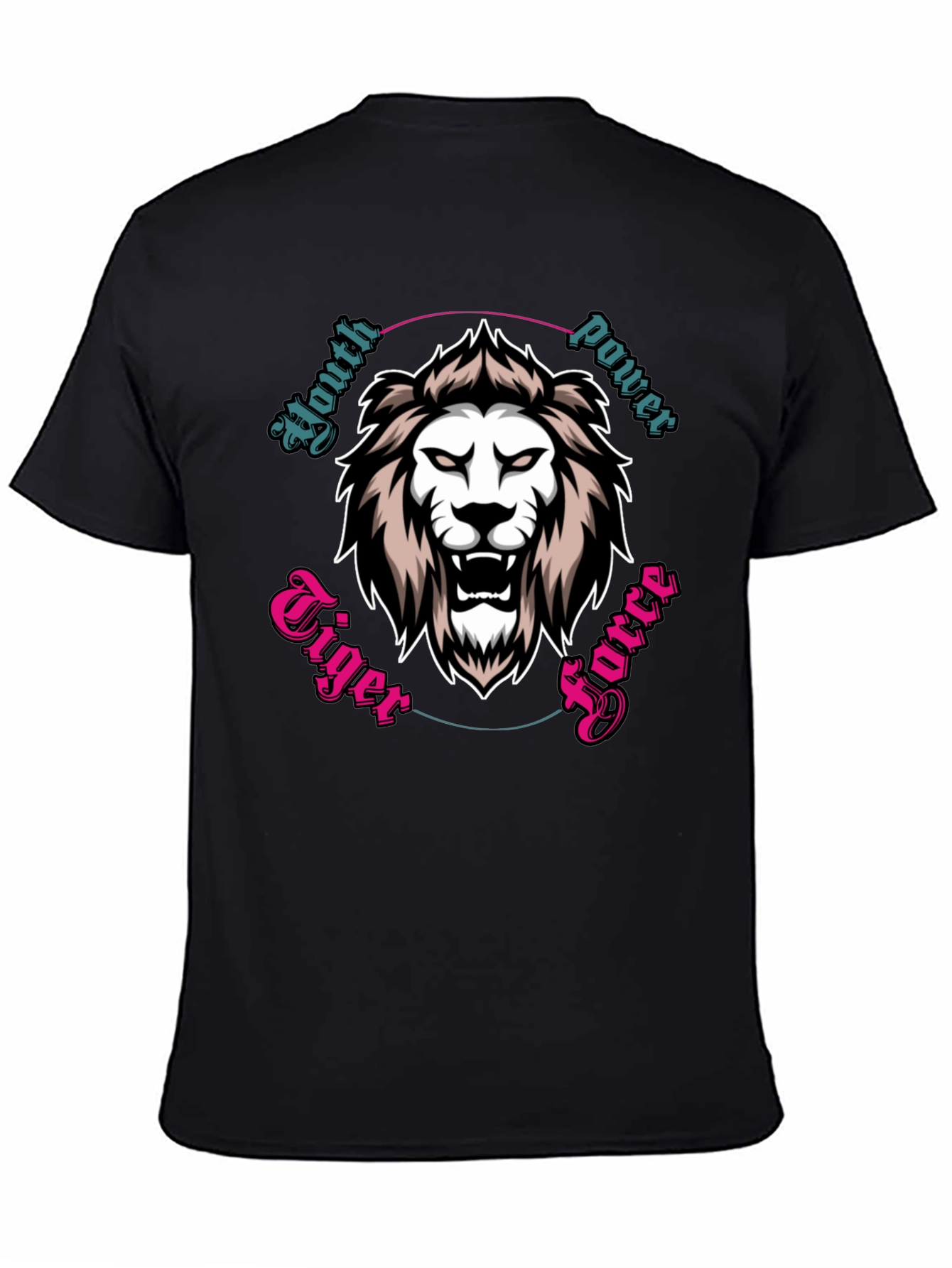 Youth Power Tiger Force Black Graphic Tee
