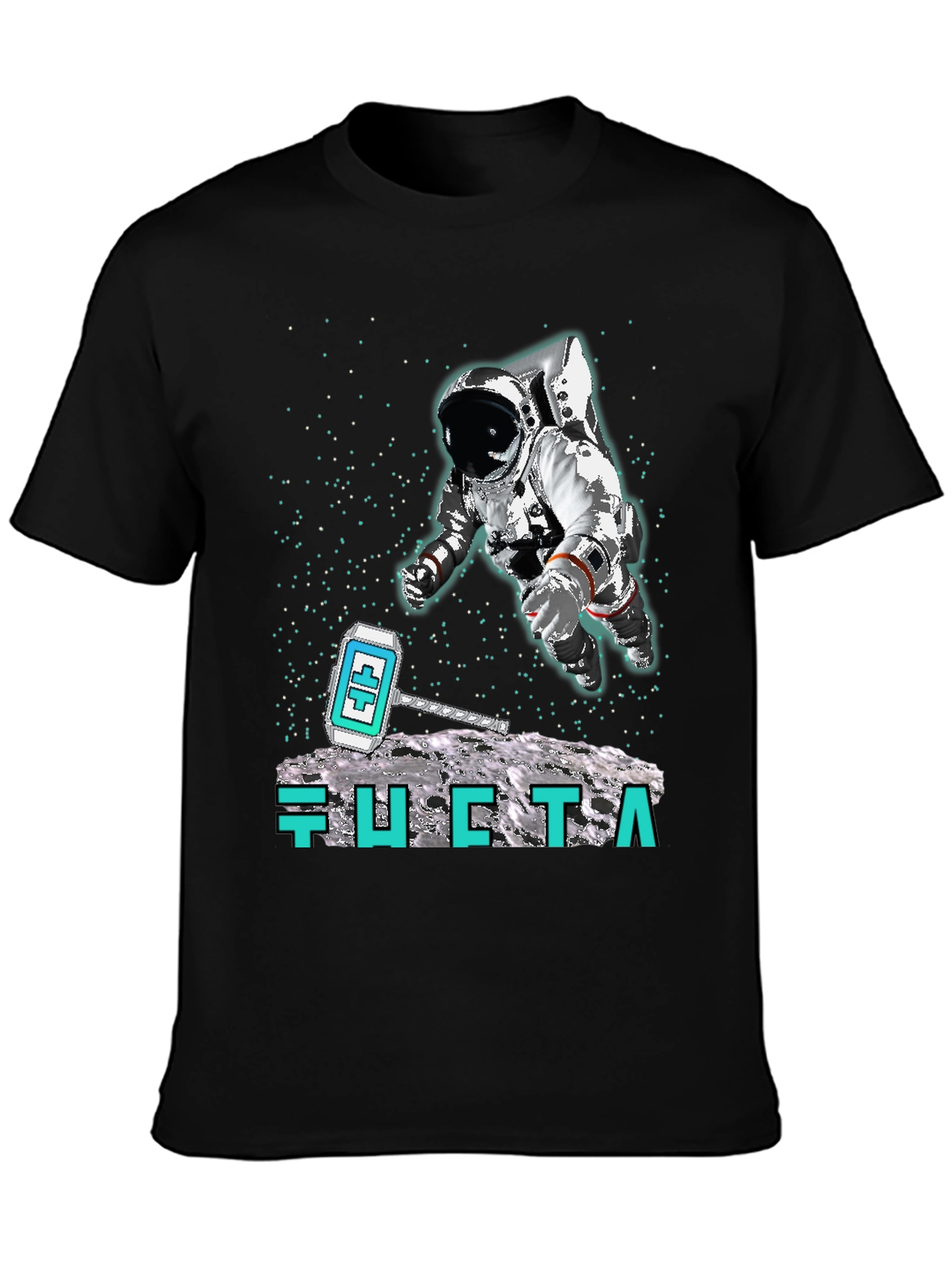 Astronaut Moon Landing T-Shirt - Crypto Hammer