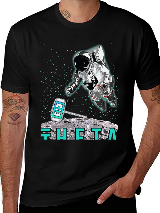 Astronaut Moon Landing T-Shirt - Crypto Hammer