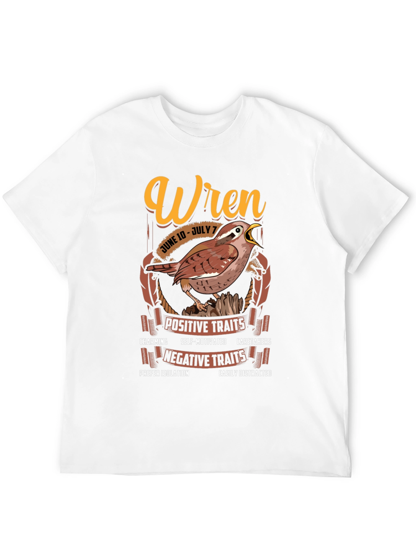 Wren Zodiac Sign T-shirt