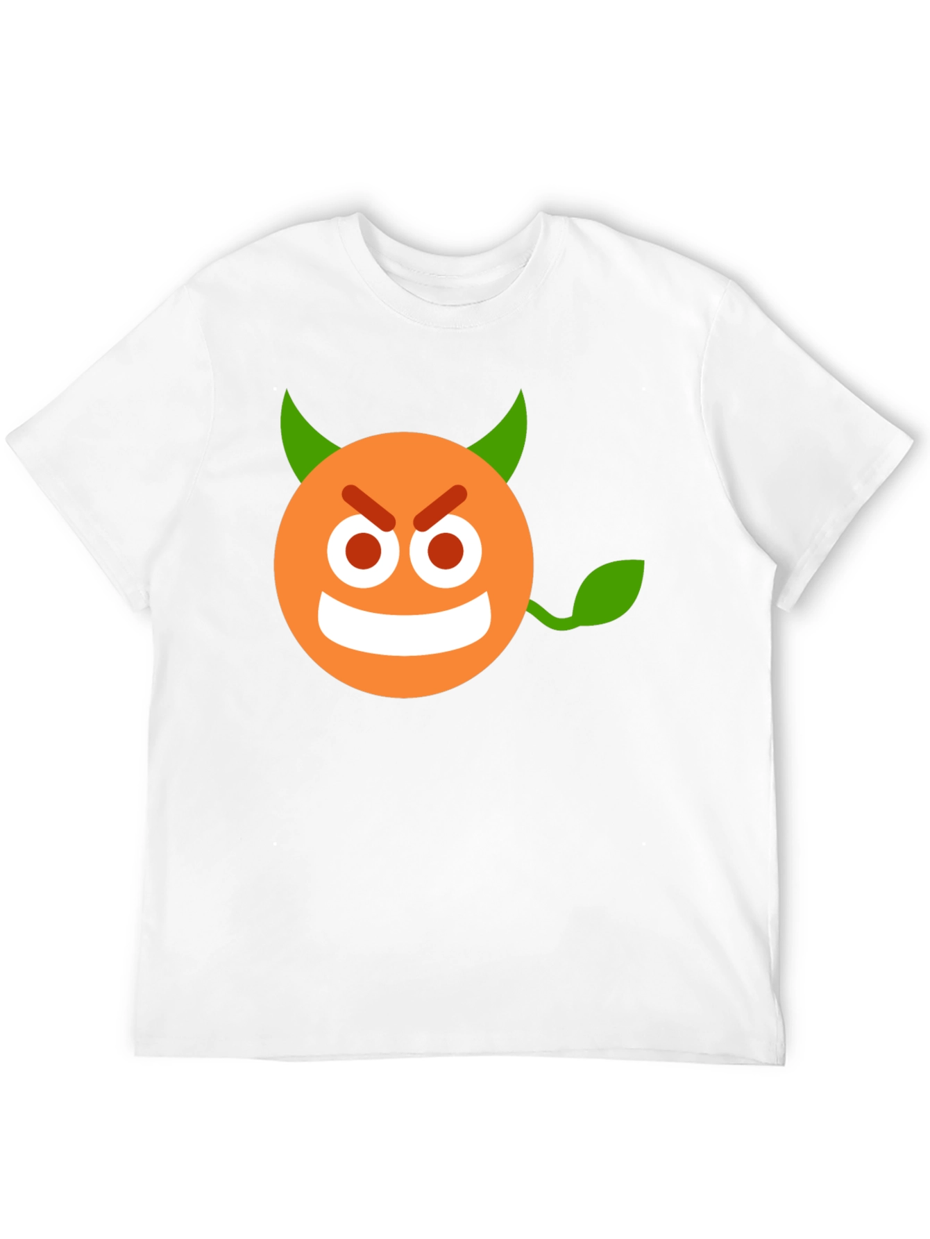 Devil Emoji Graphic Black T-Shirt
