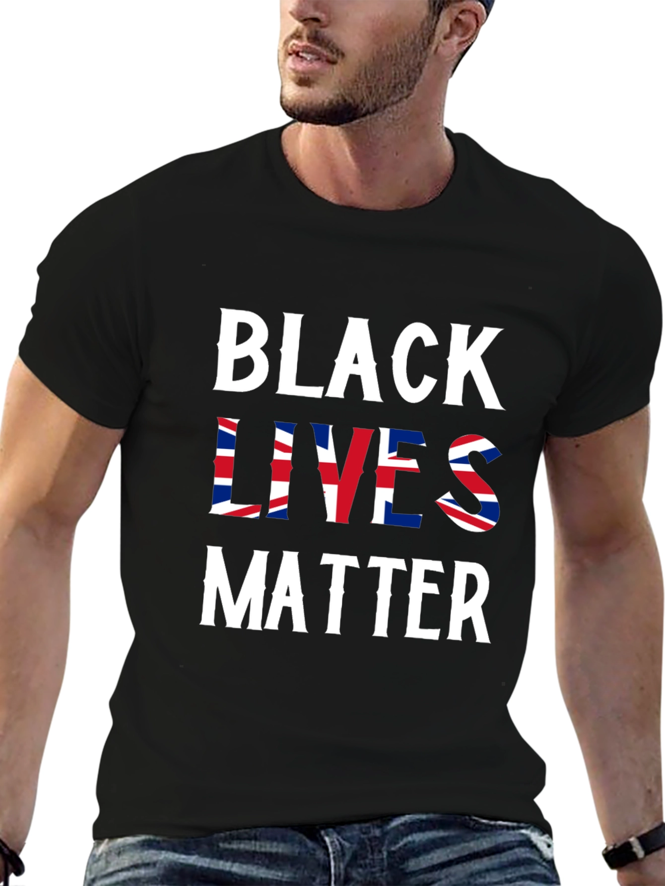 Black Lives Matter UK Flag T-Shirt
