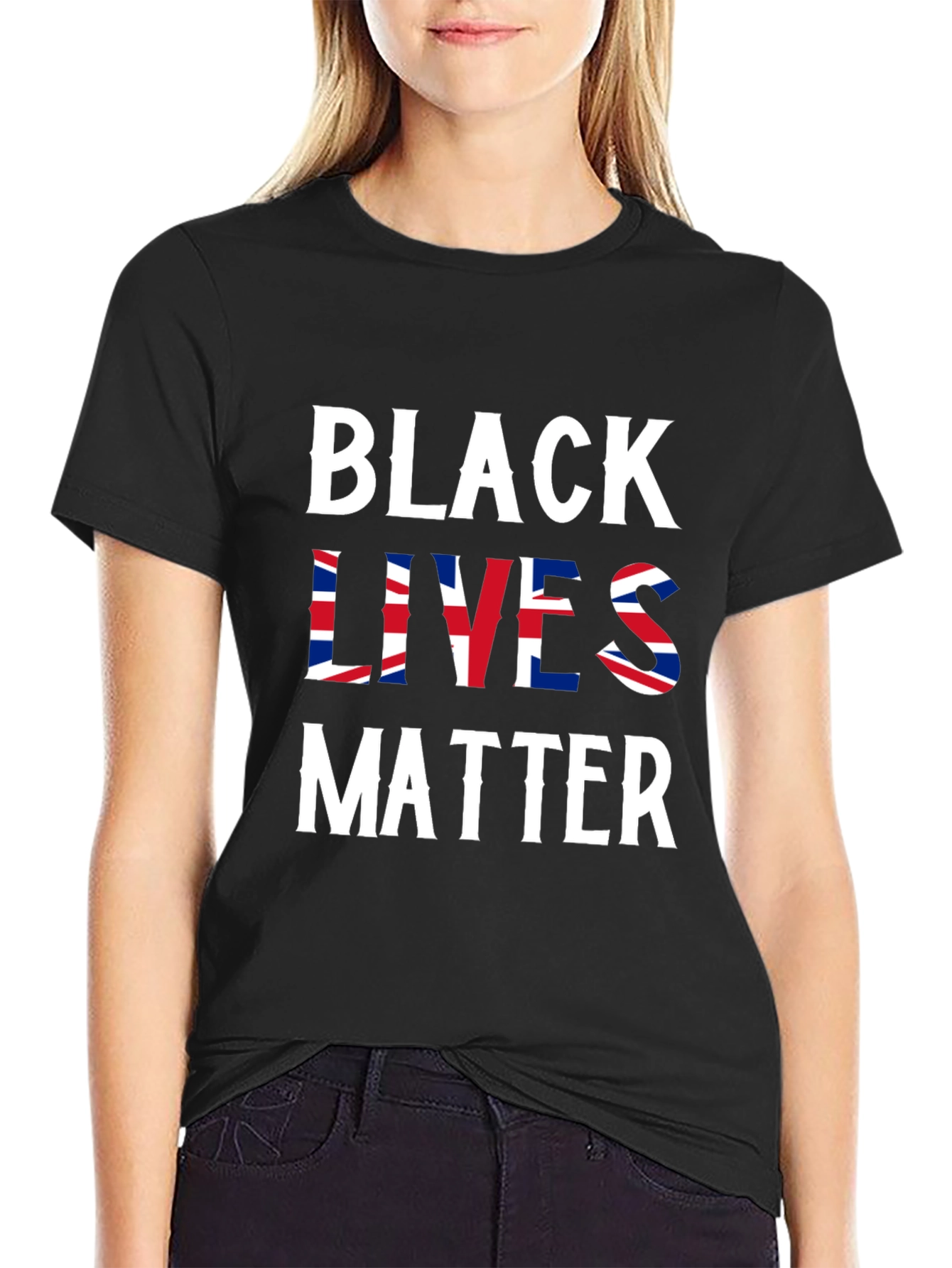 Black Lives Matter UK Flag T-Shirt