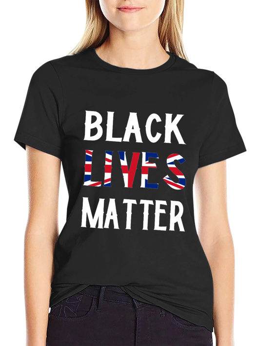 Black Lives Matter UK Flag T-Shirt
